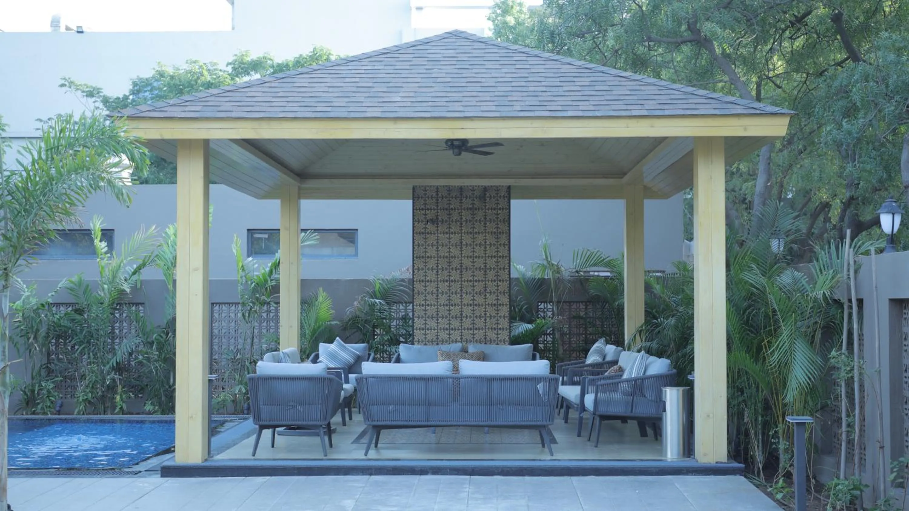 Pool view in Radisson Resort & Spa Kandla