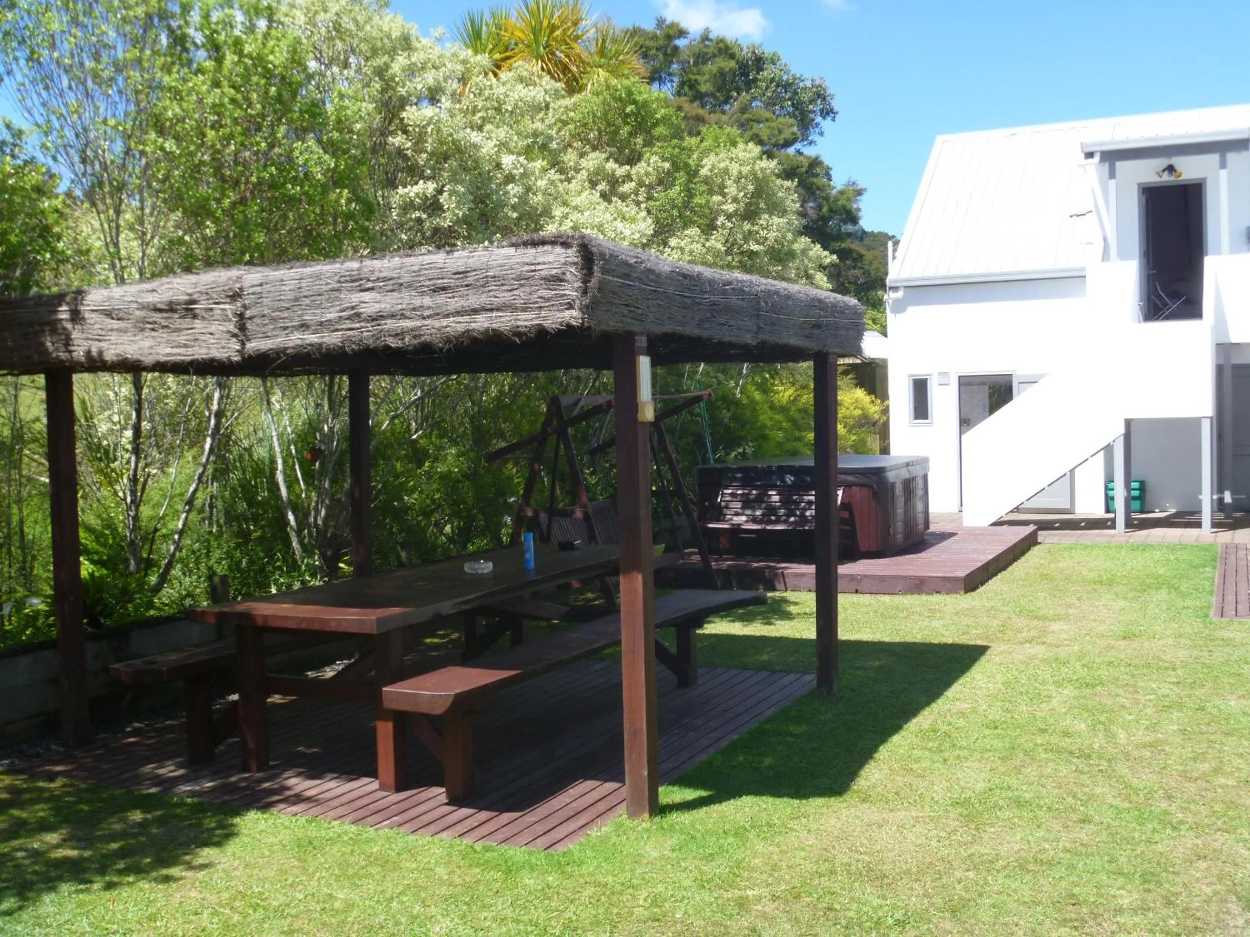 Patio in At Parkland Place B&B