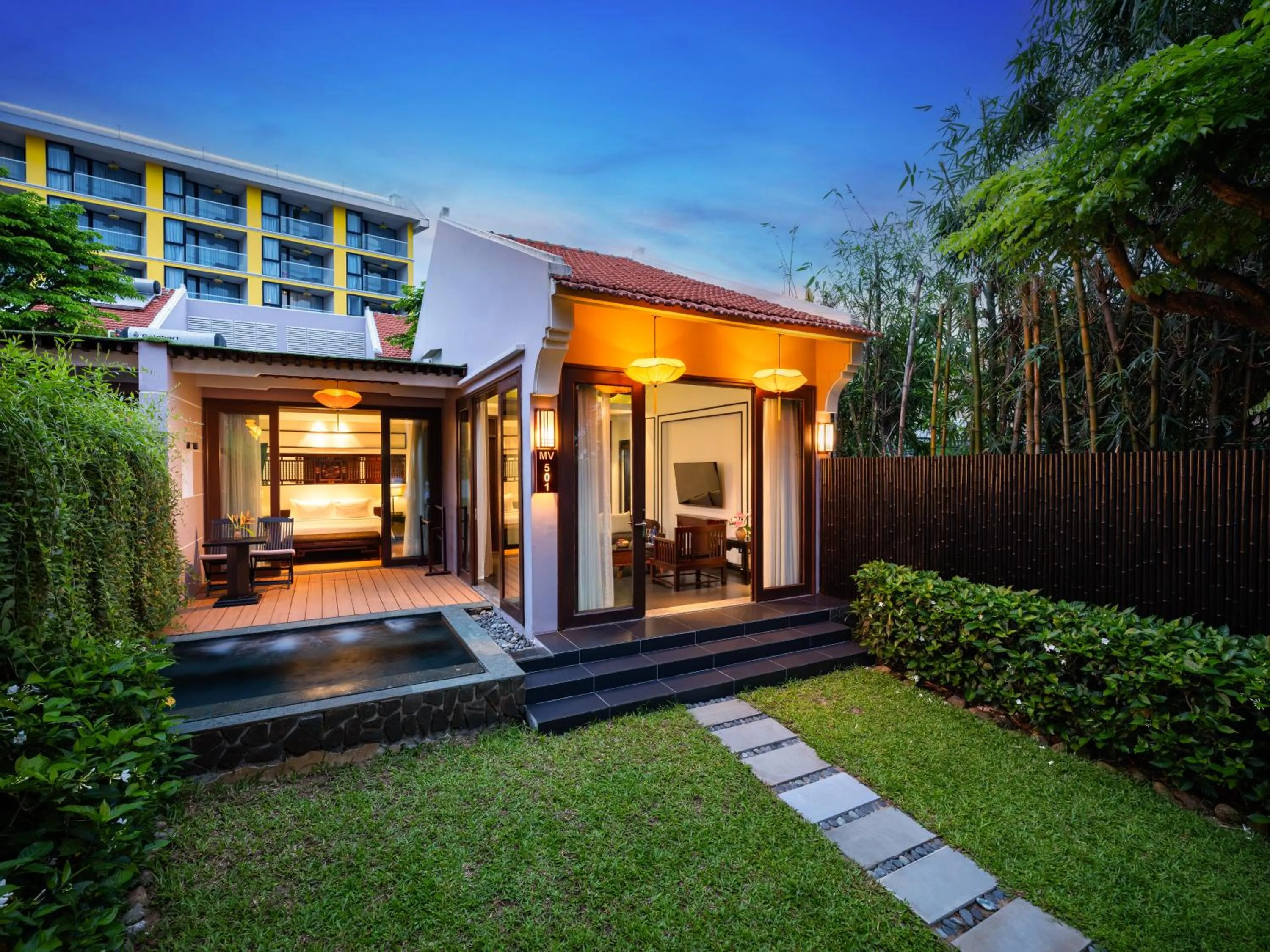 Garden in Bel Marina Hoi An Resort