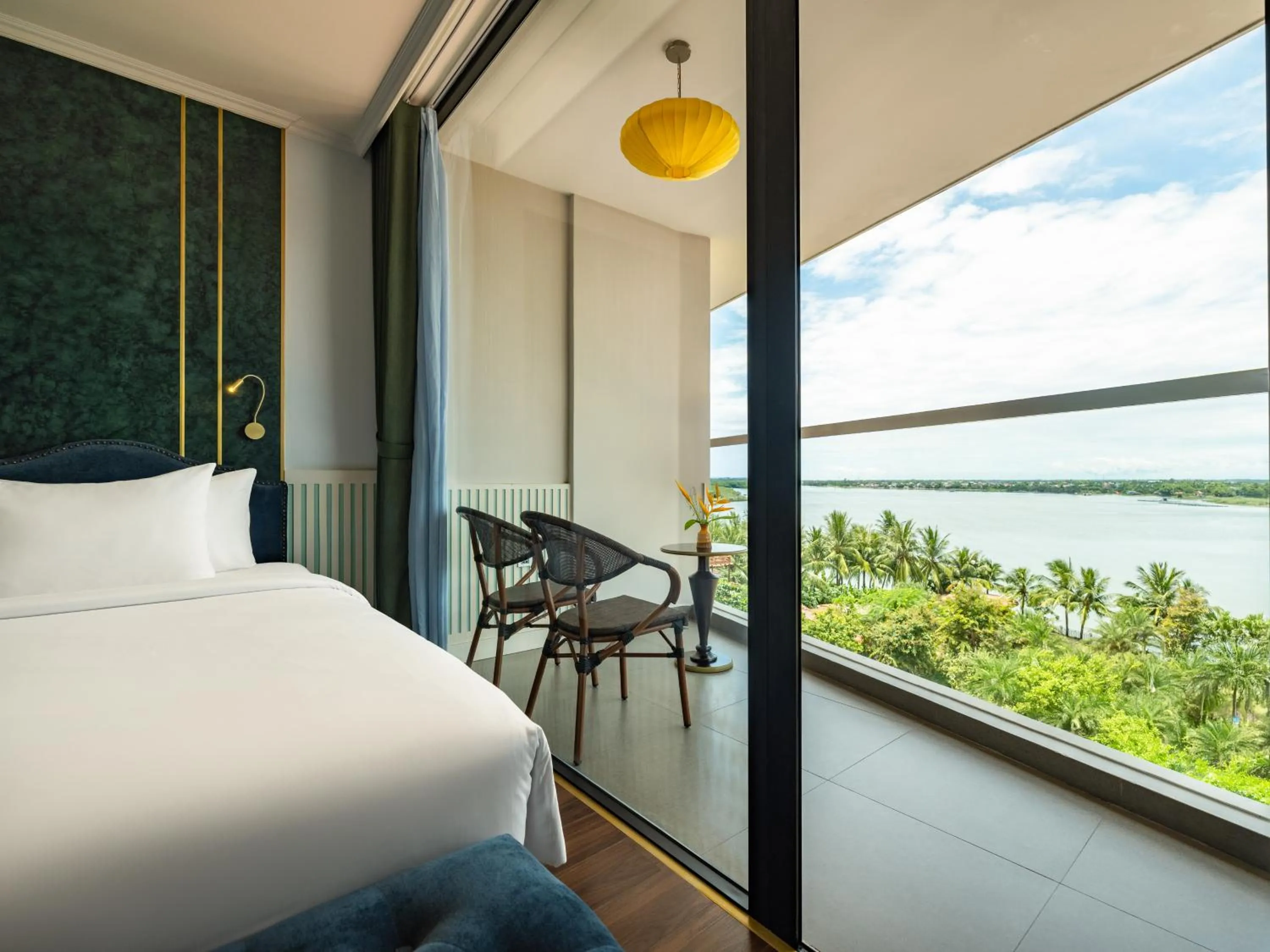 View (from property/room), Bed in Bel Marina Hoi An Resort