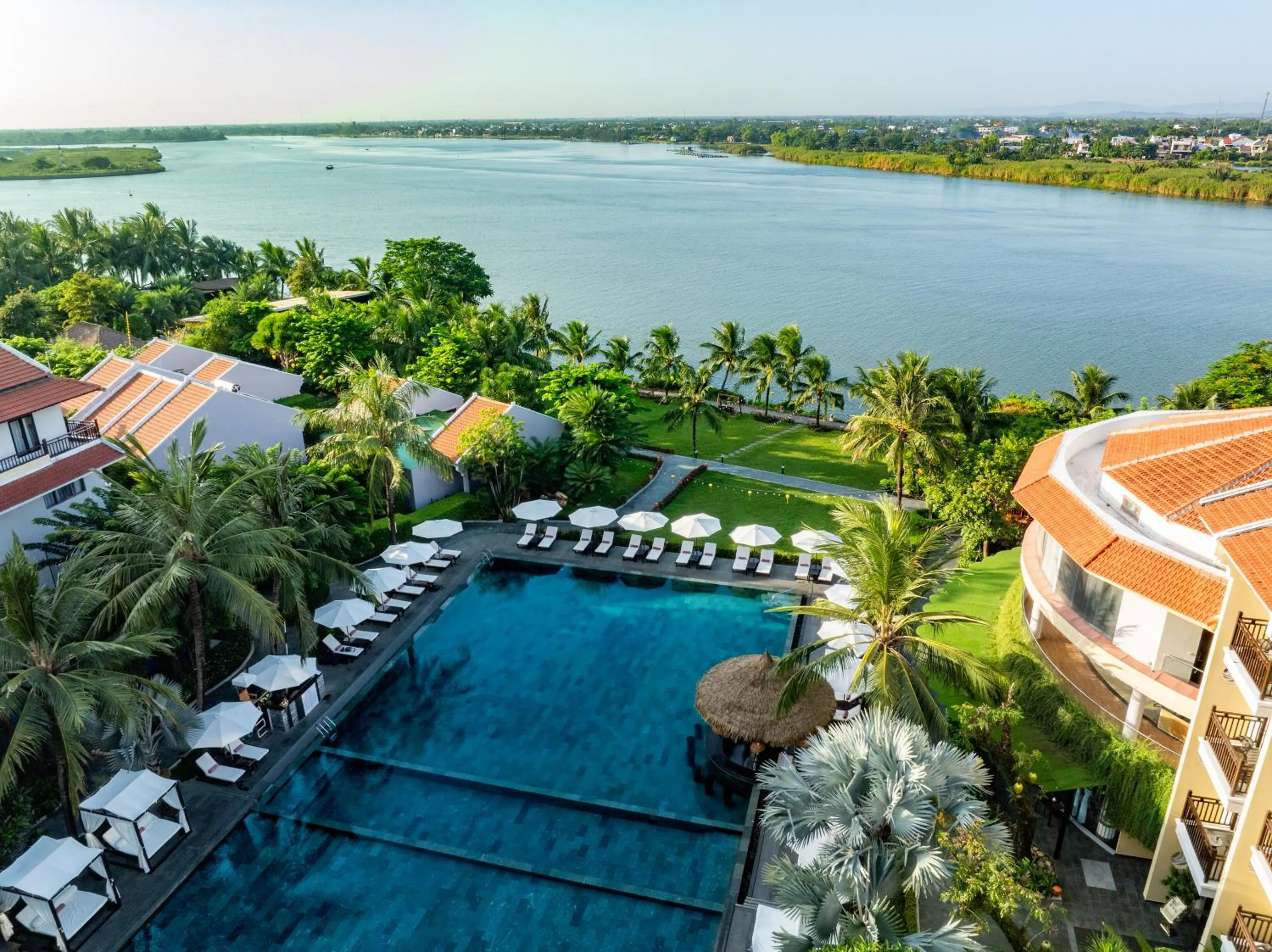 Pool view in Bel Marina Hoi An Resort