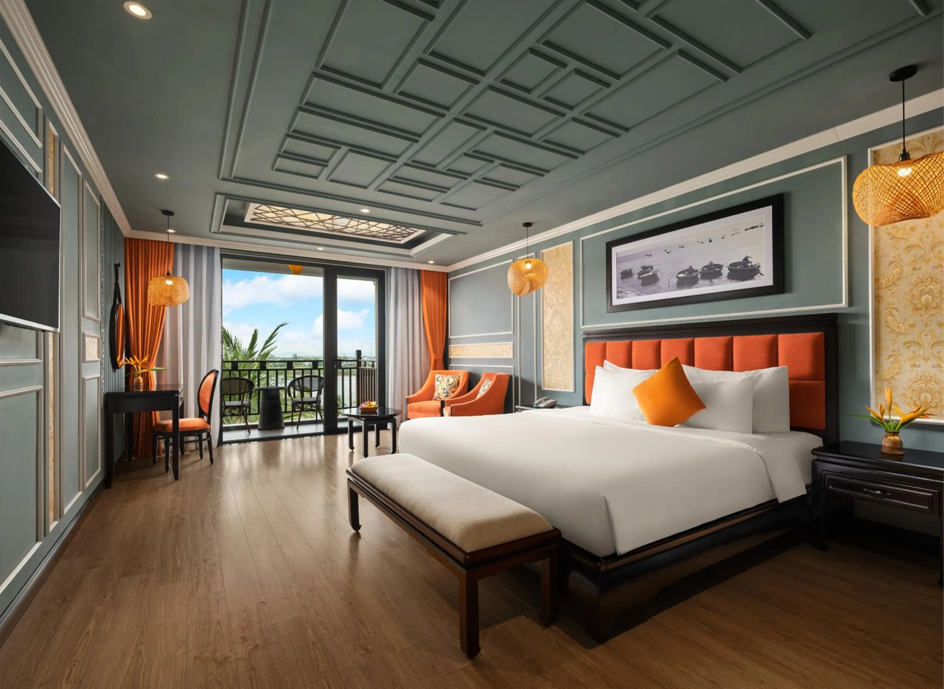 Bed in Bel Marina Hoi An Resort