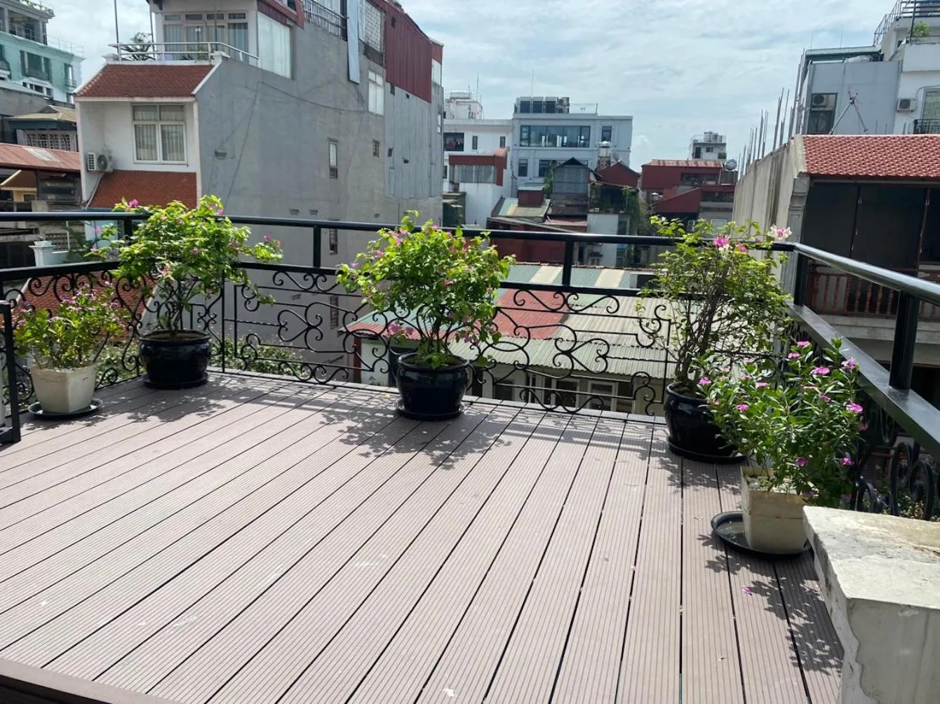 Balcony/Terrace in Hanoi Diamond King Hotel & Travel