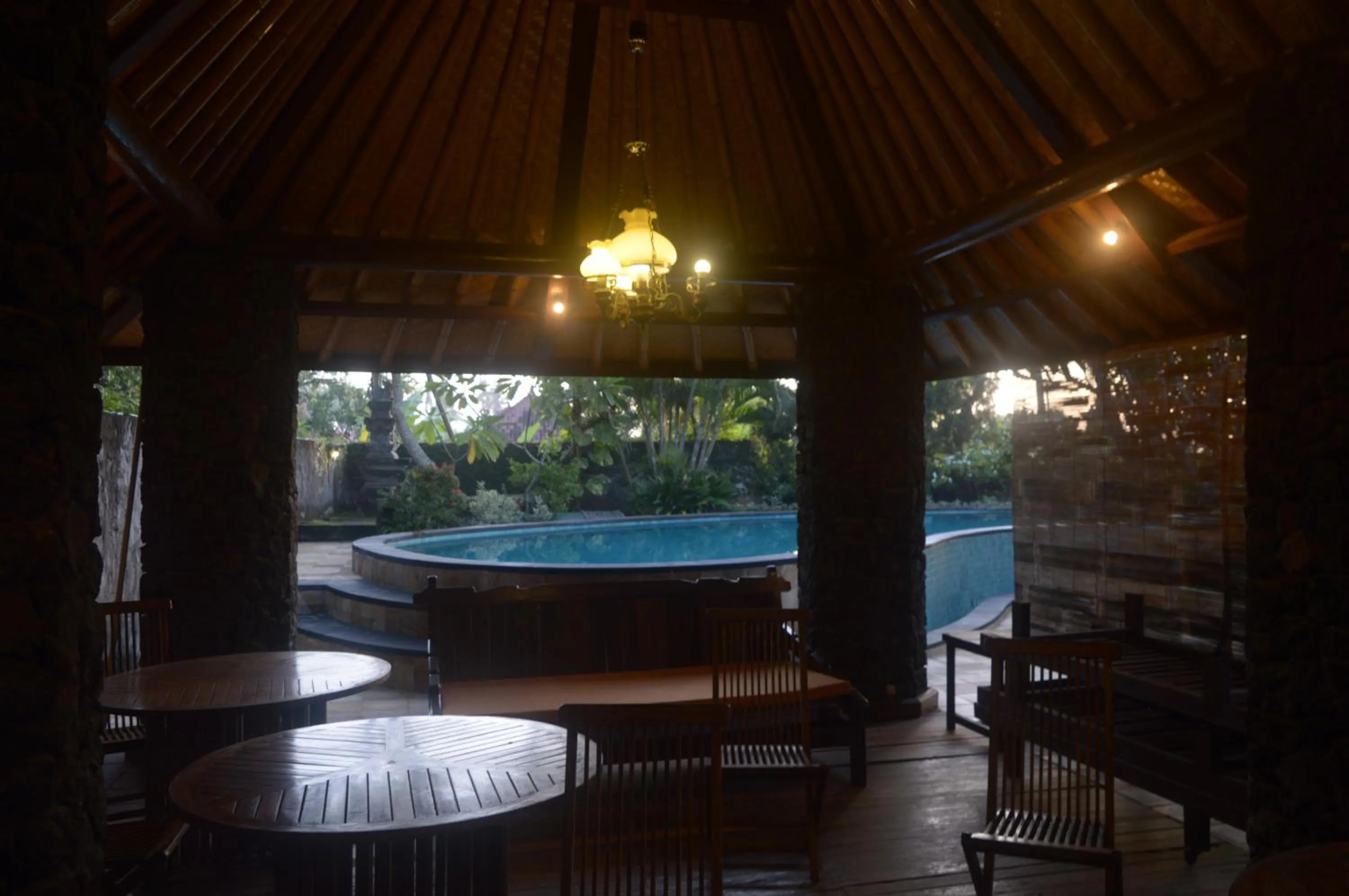 Communal lounge/ TV room in Kangkung Cottages