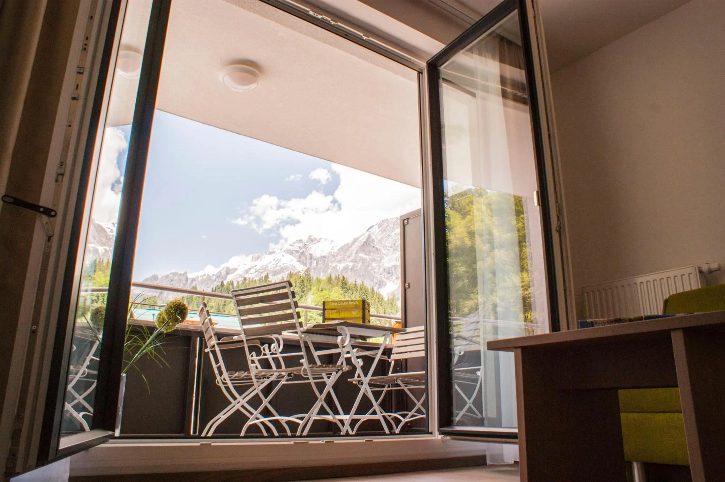Balcony/Terrace in Aparthotel Bergtraum