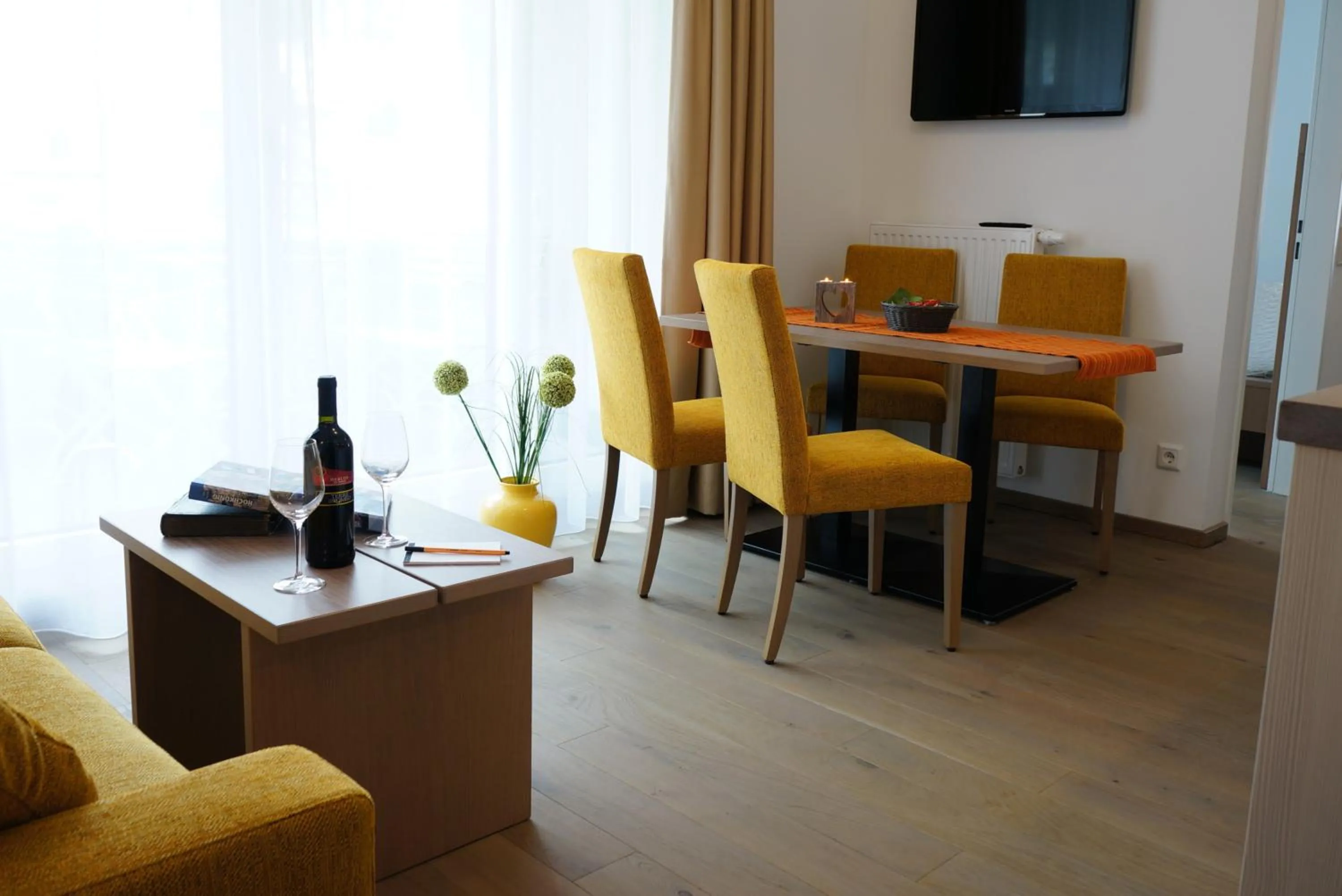 Living room in Aparthotel Bergtraum