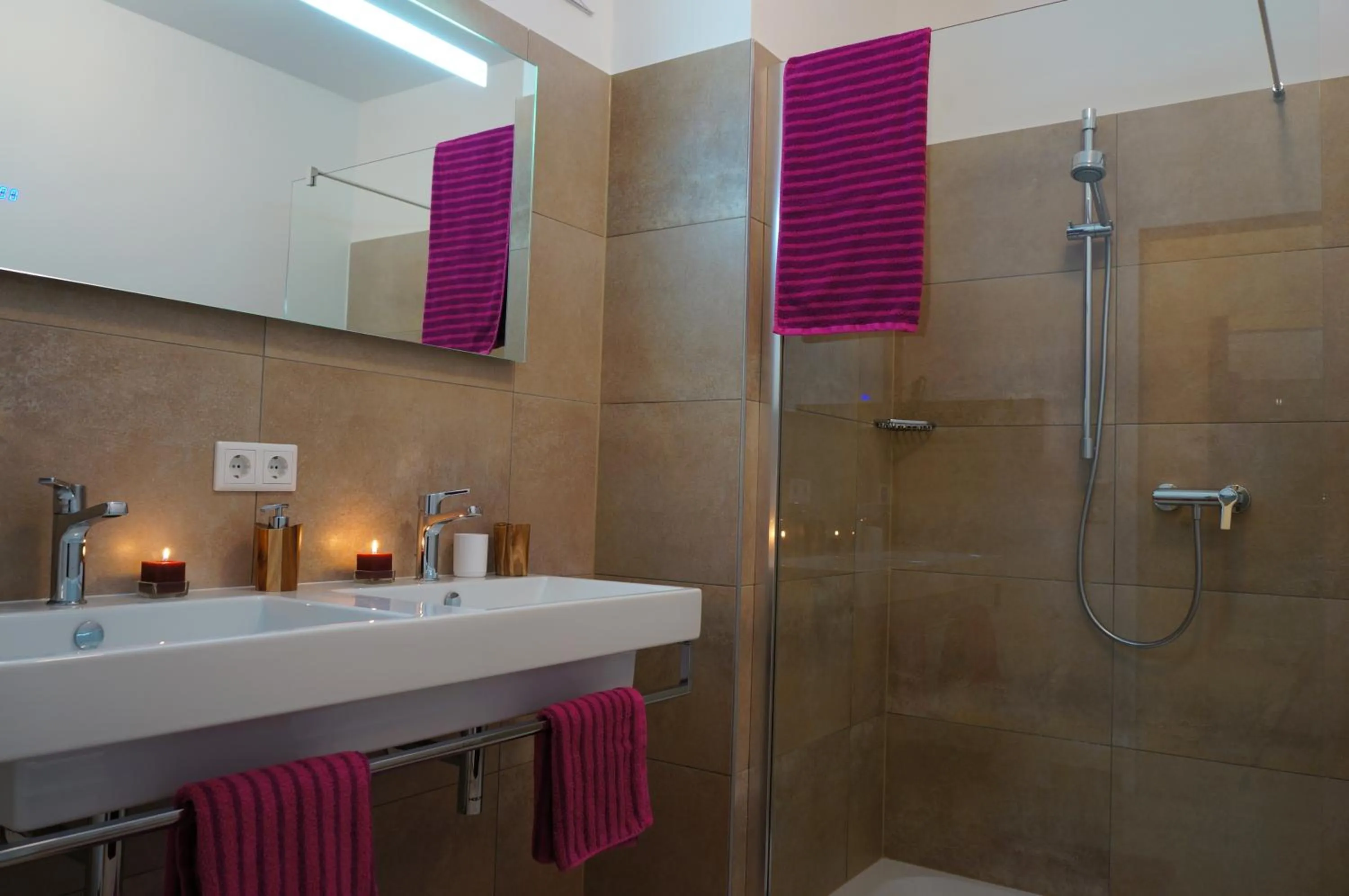 Bathroom in Aparthotel Bergtraum