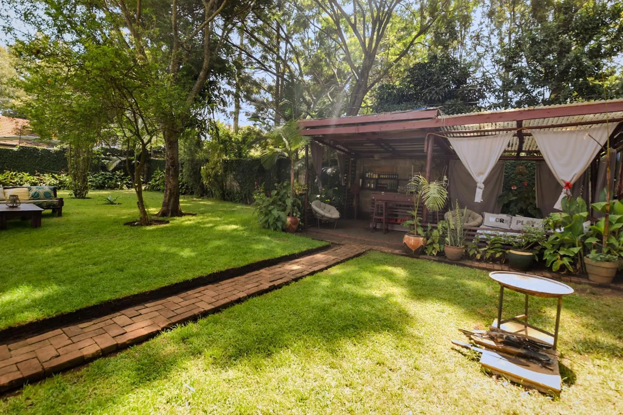 Garden in Utamaduni House B&B