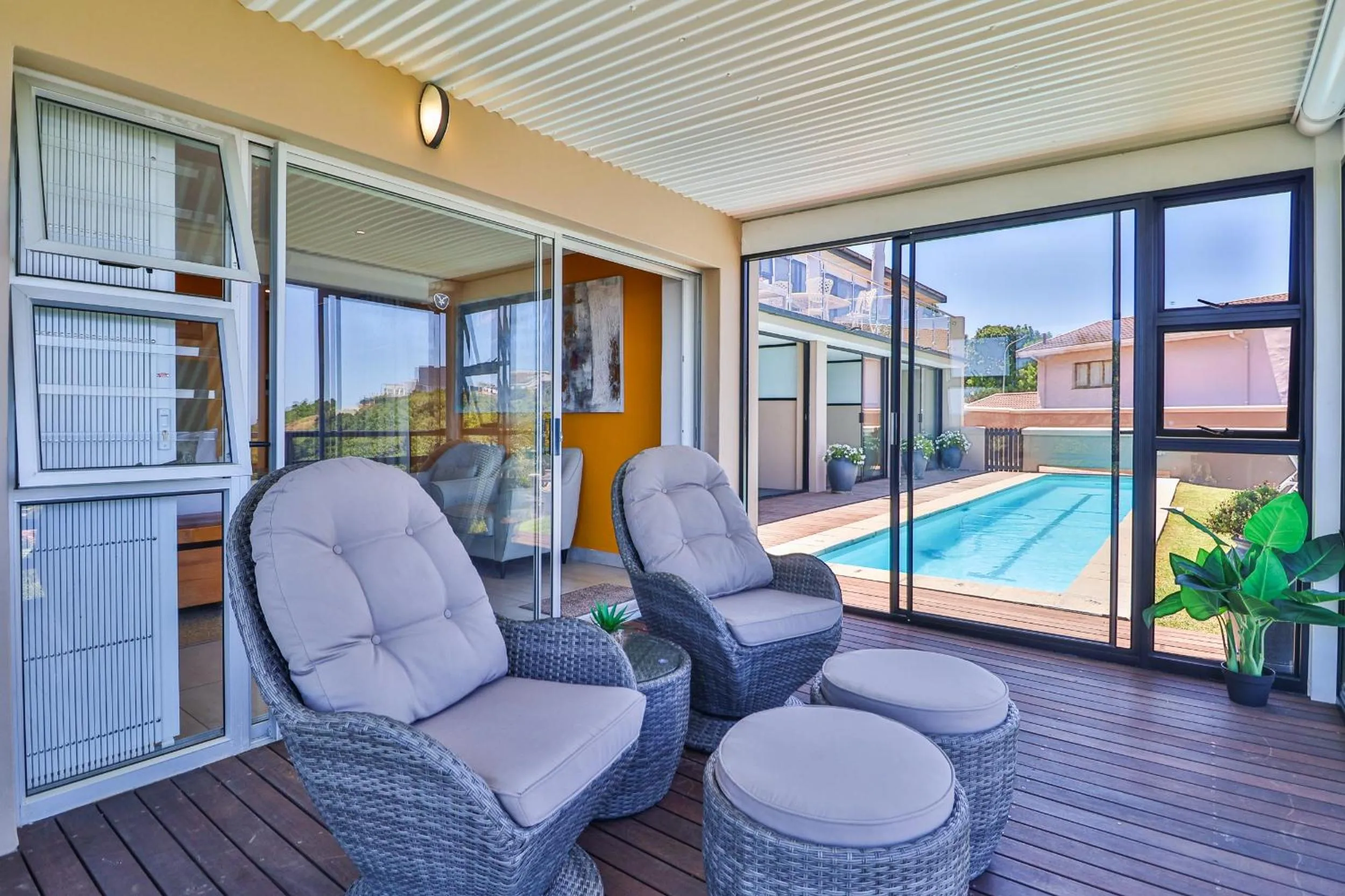 Patio in Belle Vue Ridge BnB,