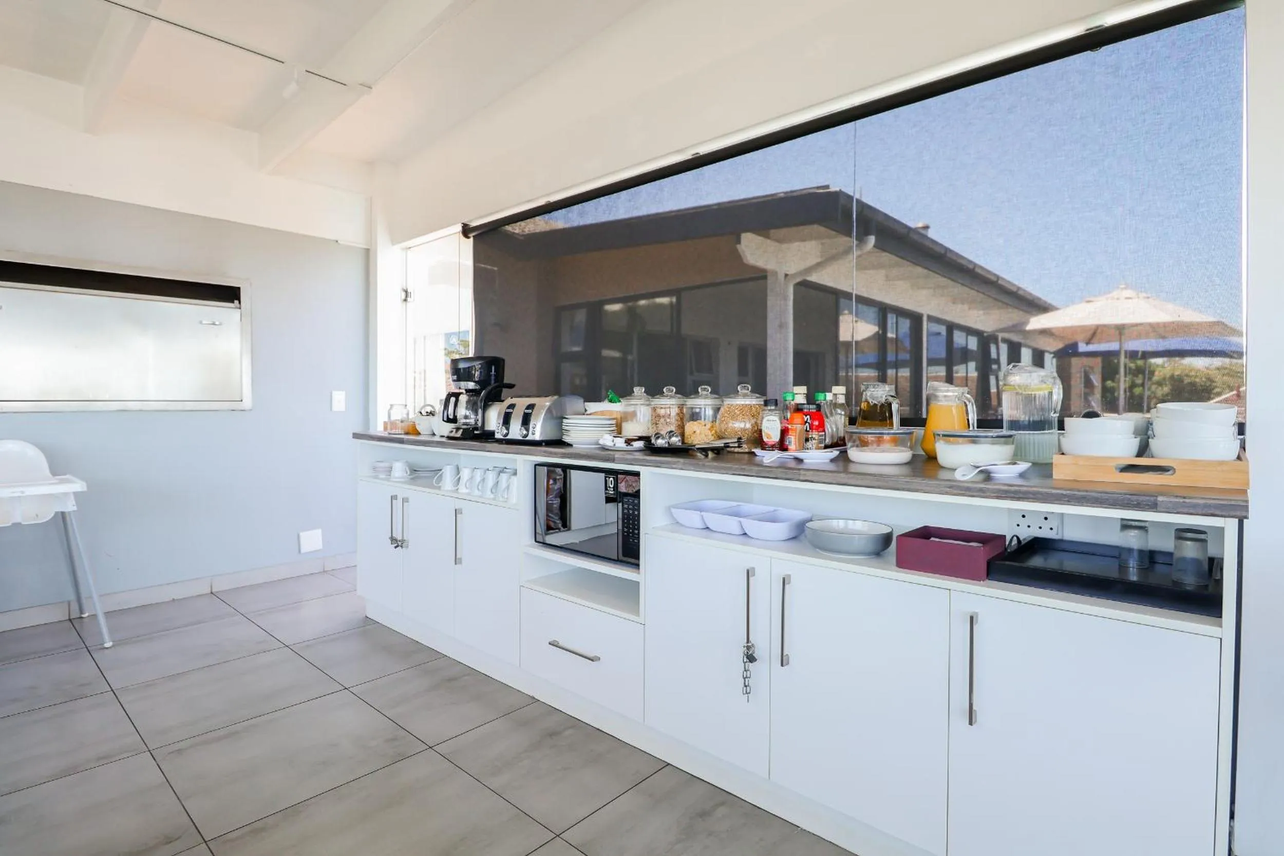 Kitchen or kitchenette in Belle Vue Ridge BnB,