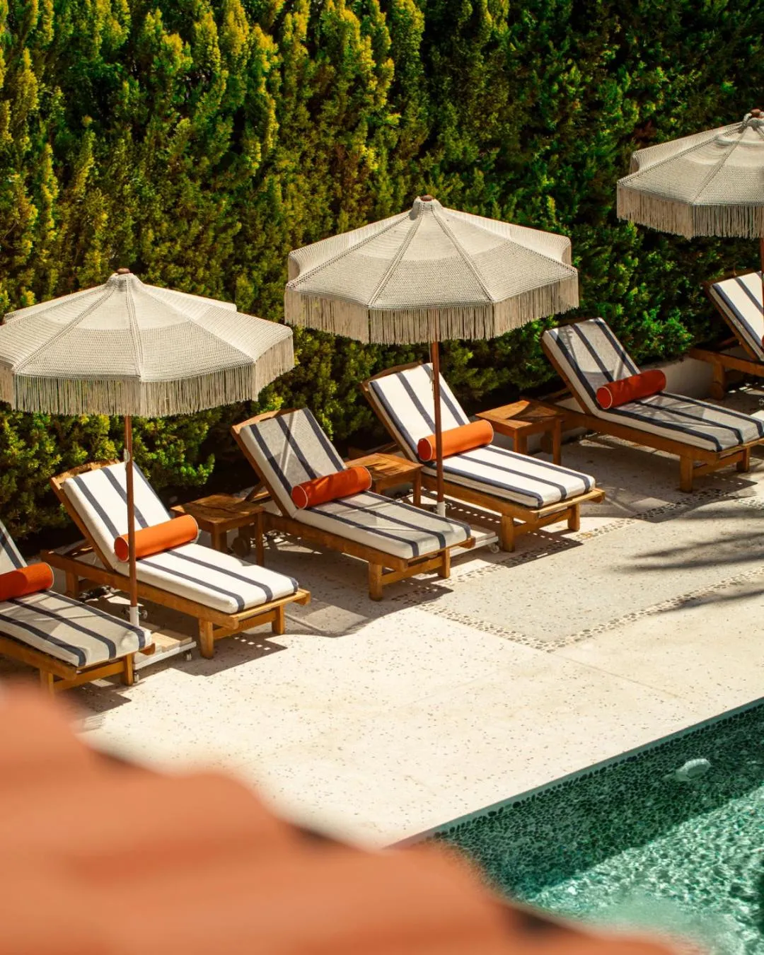 Pool view in Kassandra Oludeniz