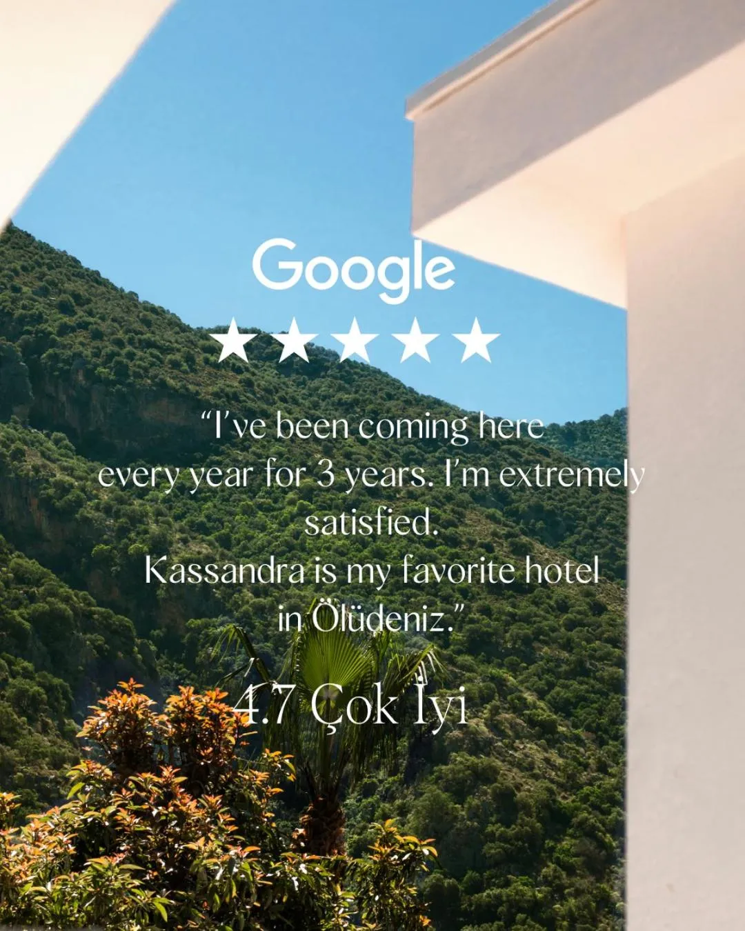 Mountain view in Kassandra Oludeniz