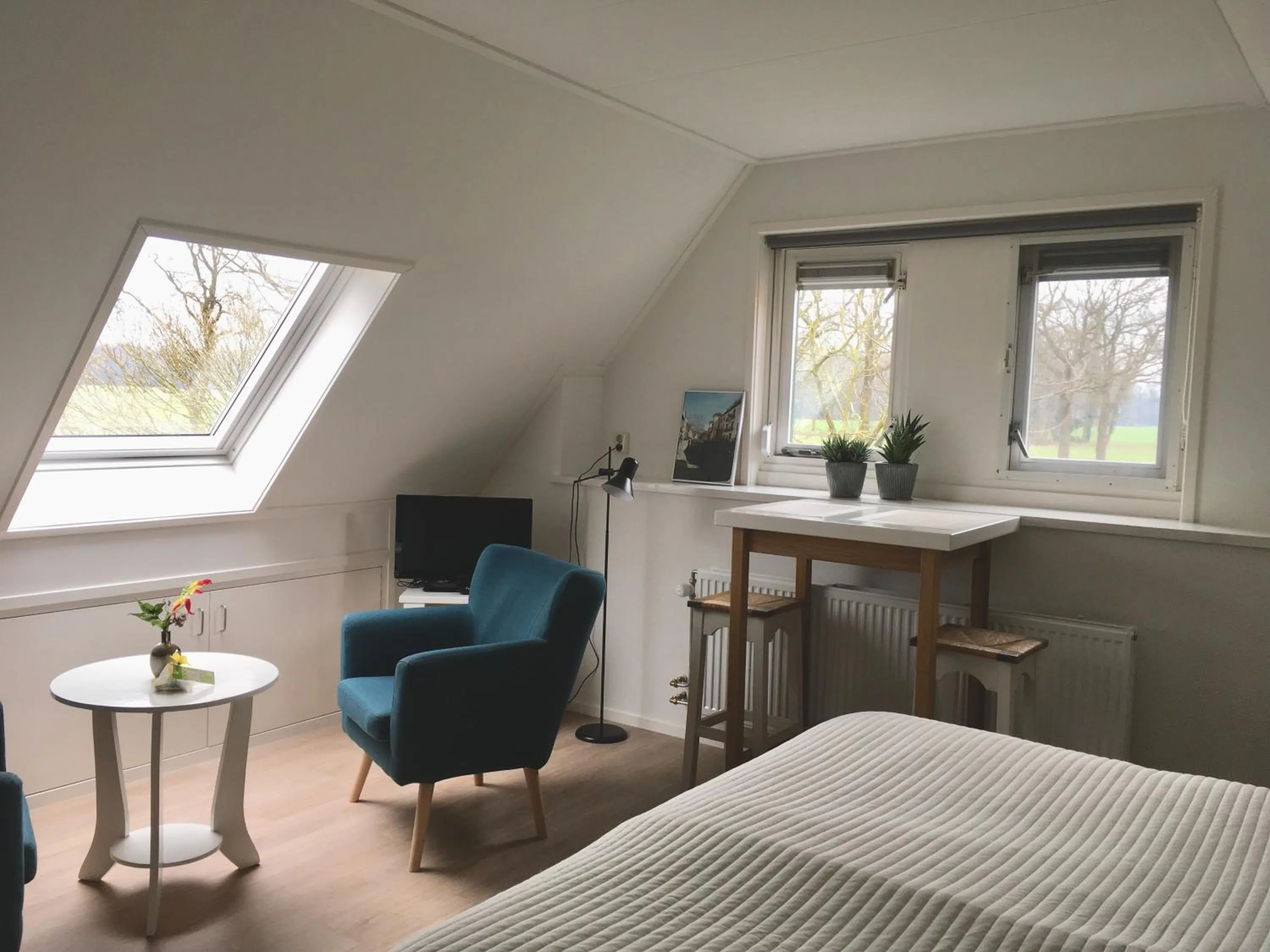 Bed in De Borg Vakantie Appartementen