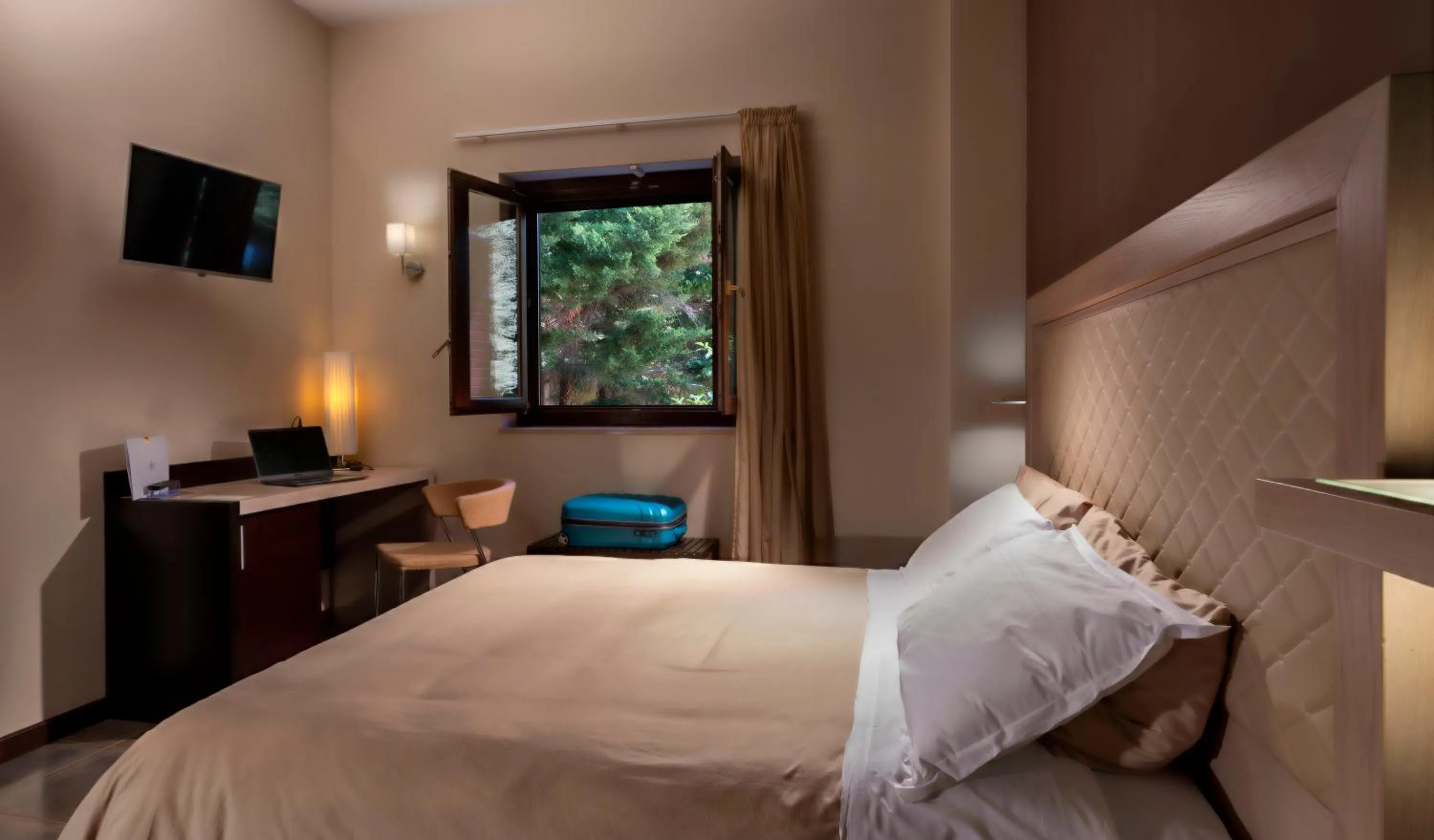 Bed in Il Castagneto Hotel