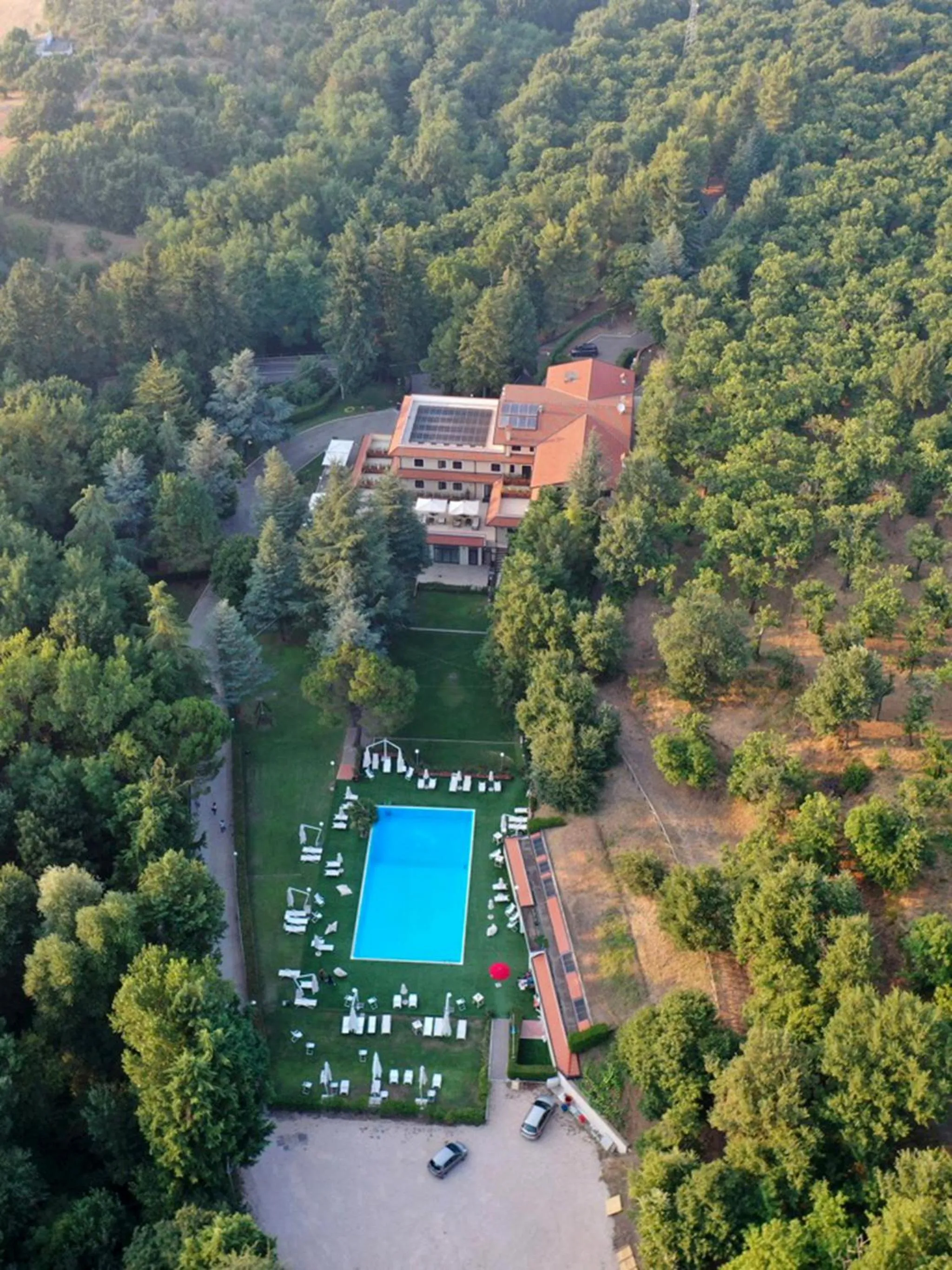 Bird's eye view in Il Castagneto Hotel