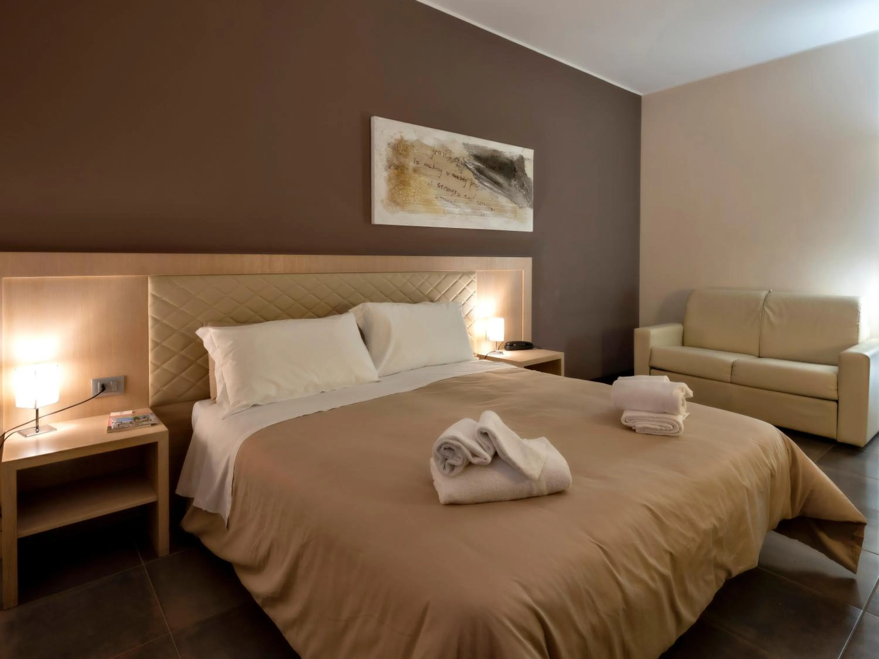 Bed in Il Castagneto Hotel