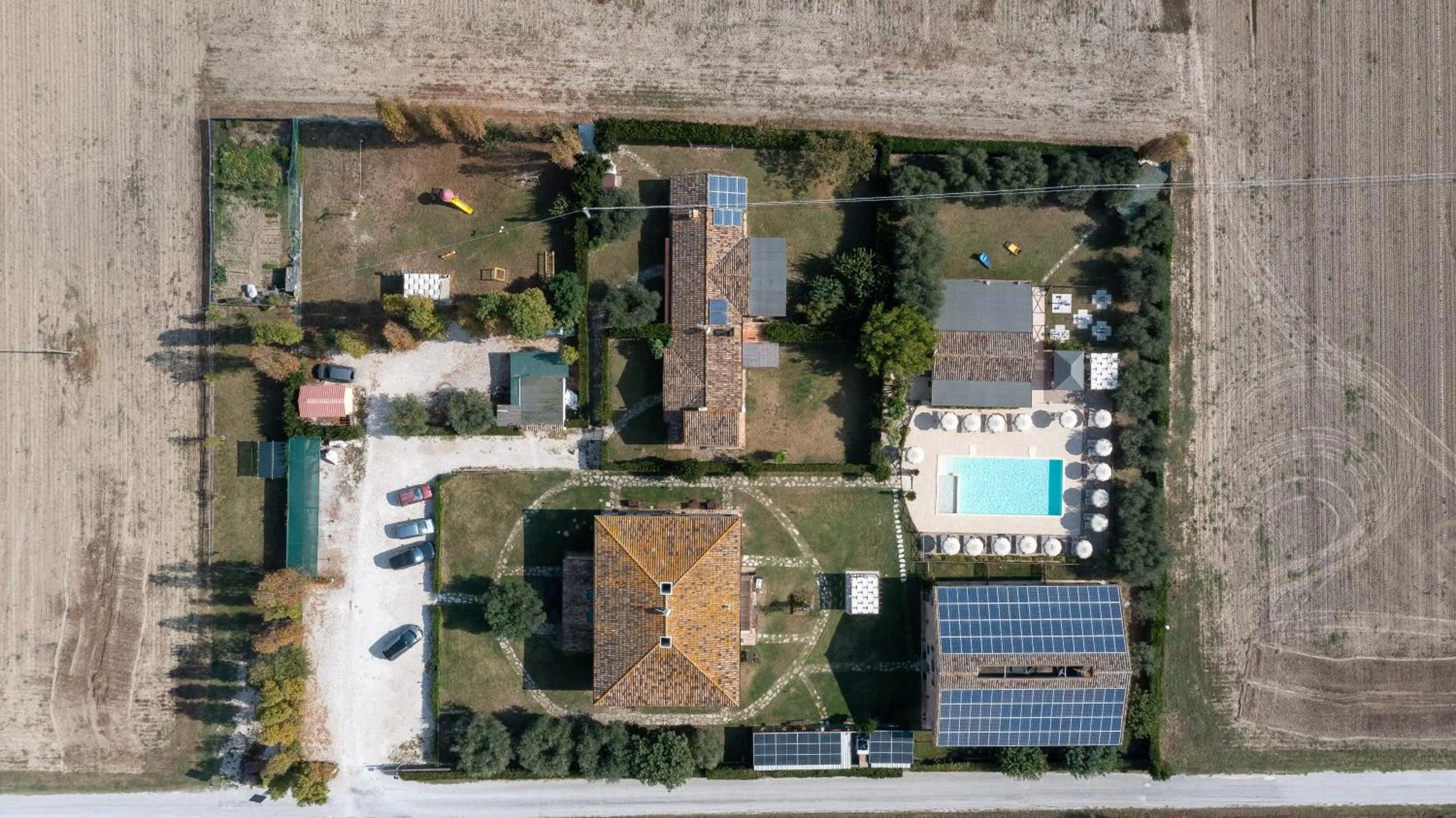 Bird's eye view in Casale del Conero