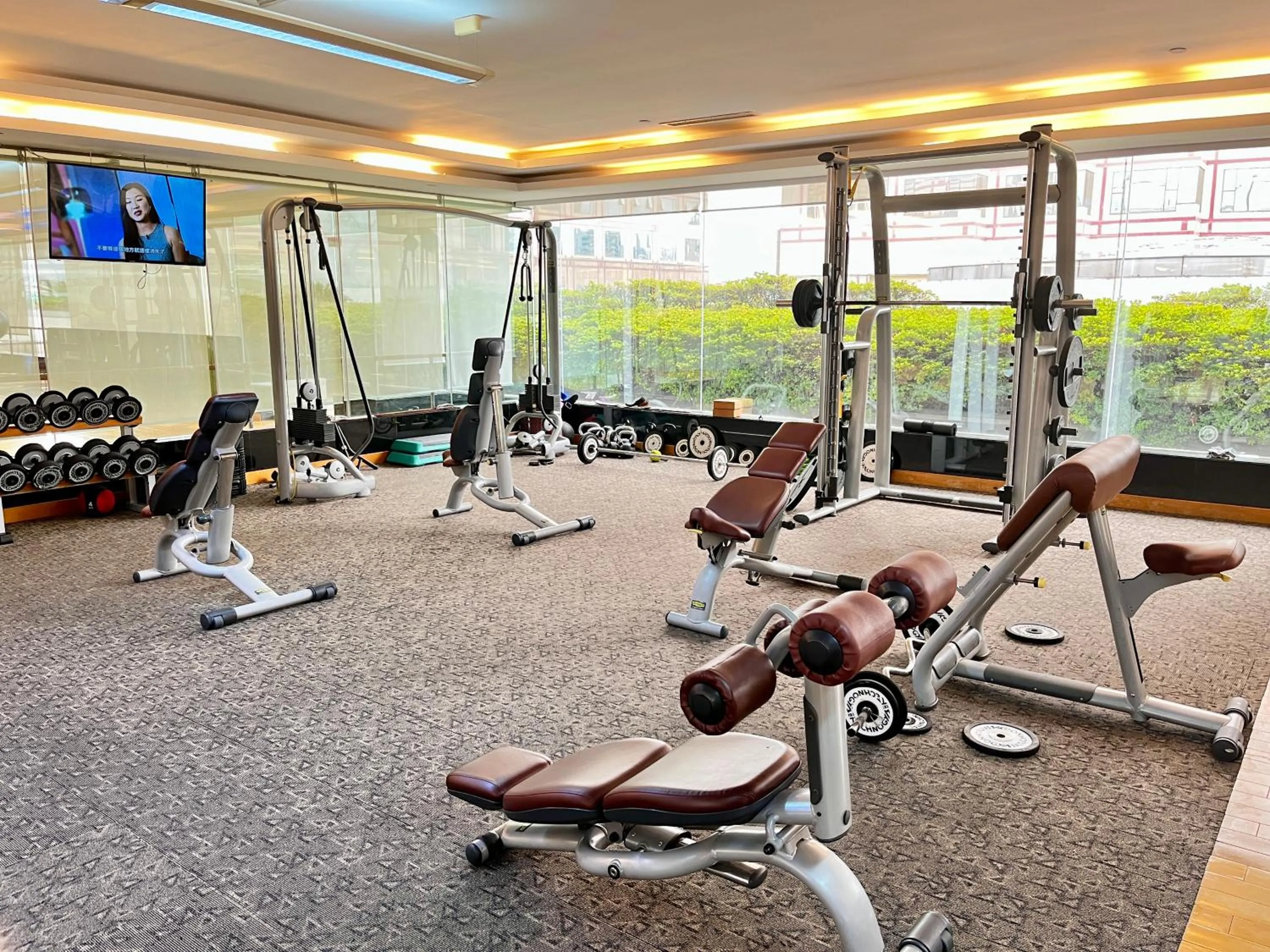 Fitness centre/facilities in Ningbo Portman Plaza Hotel