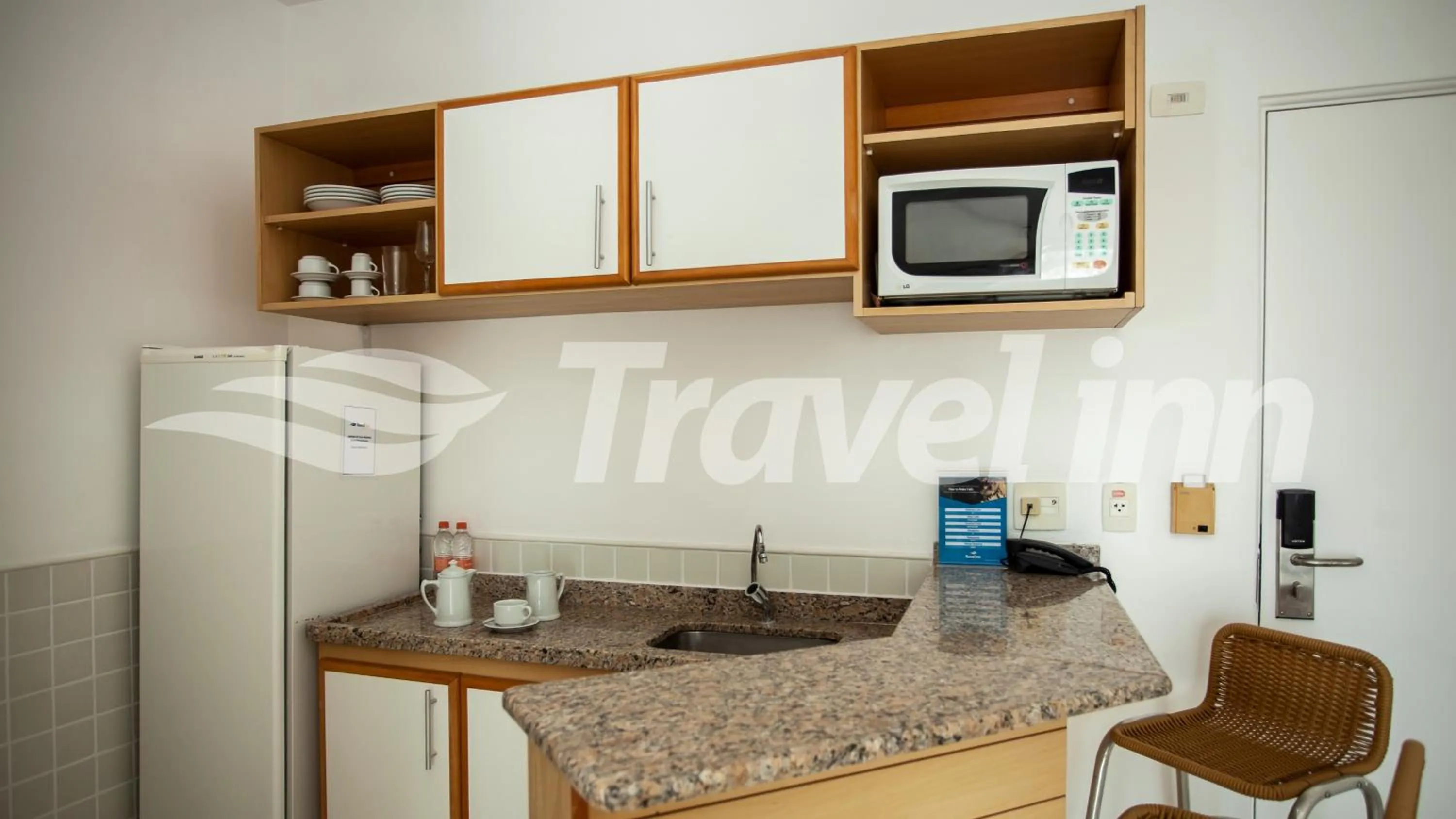 Kitchen or kitchenette in Travel Inn Flats Riviera