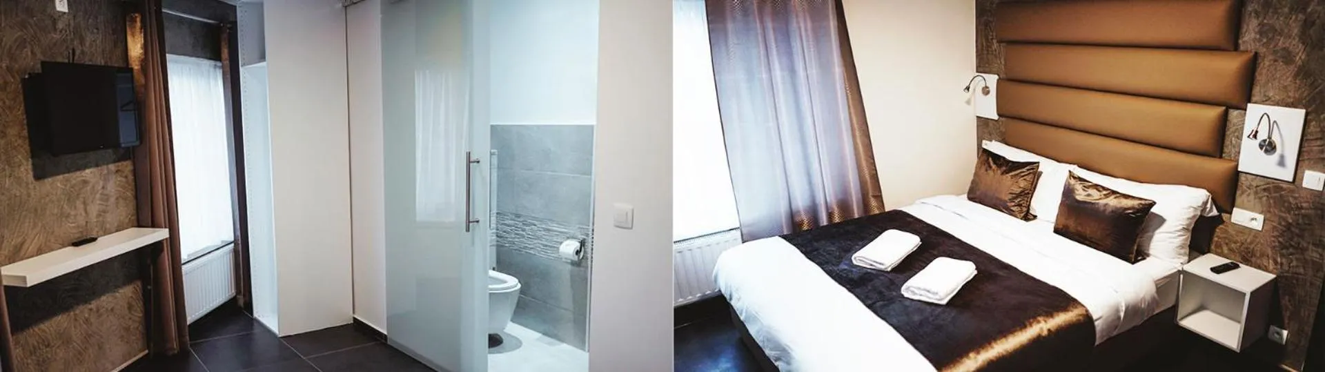 Bed in Hôtel onyx expo