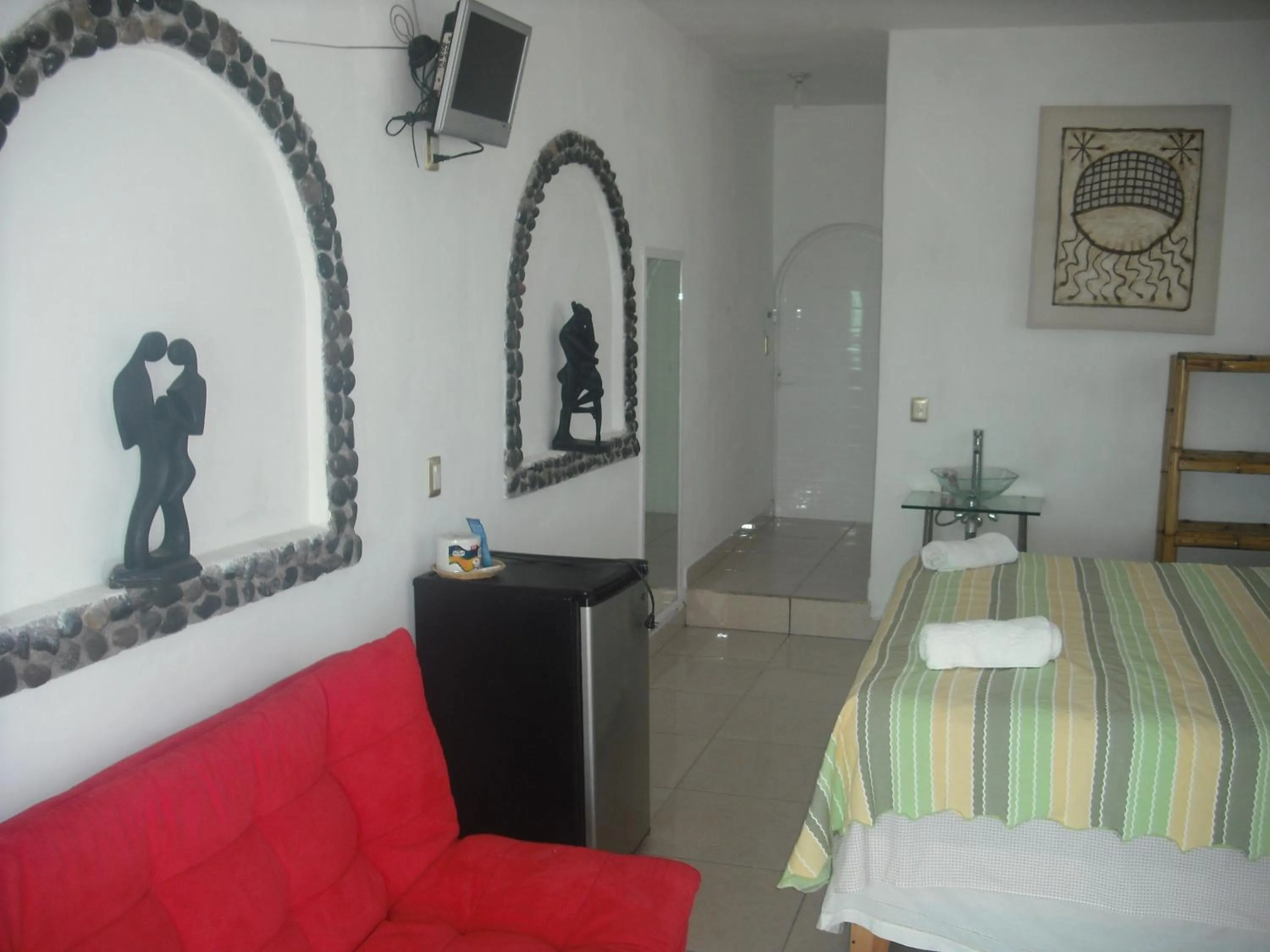 Bed in Hotel Villas del Rey