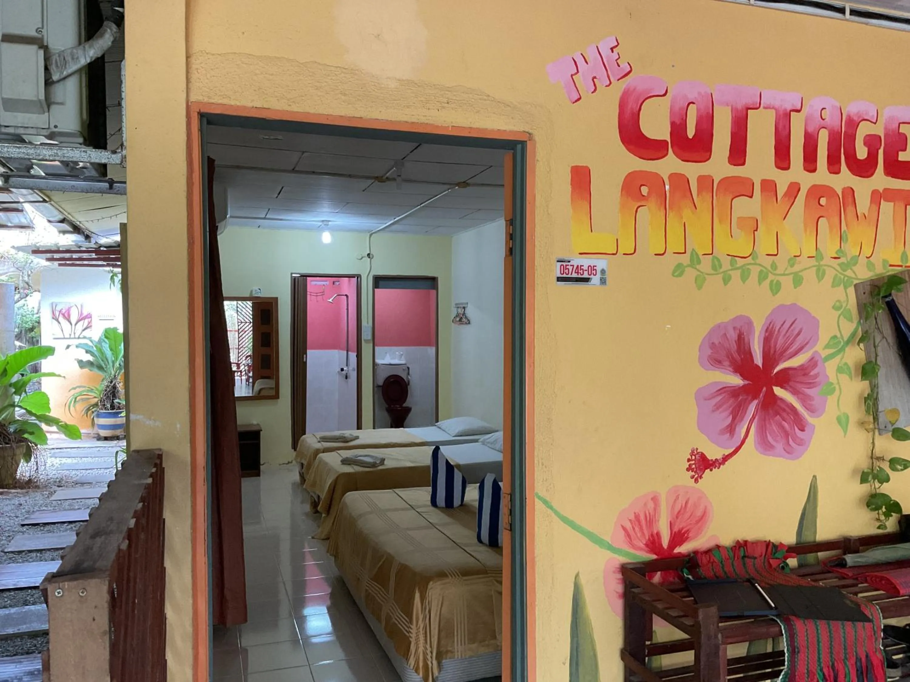 Text overlay in THE COTTAGE LANGKAWI