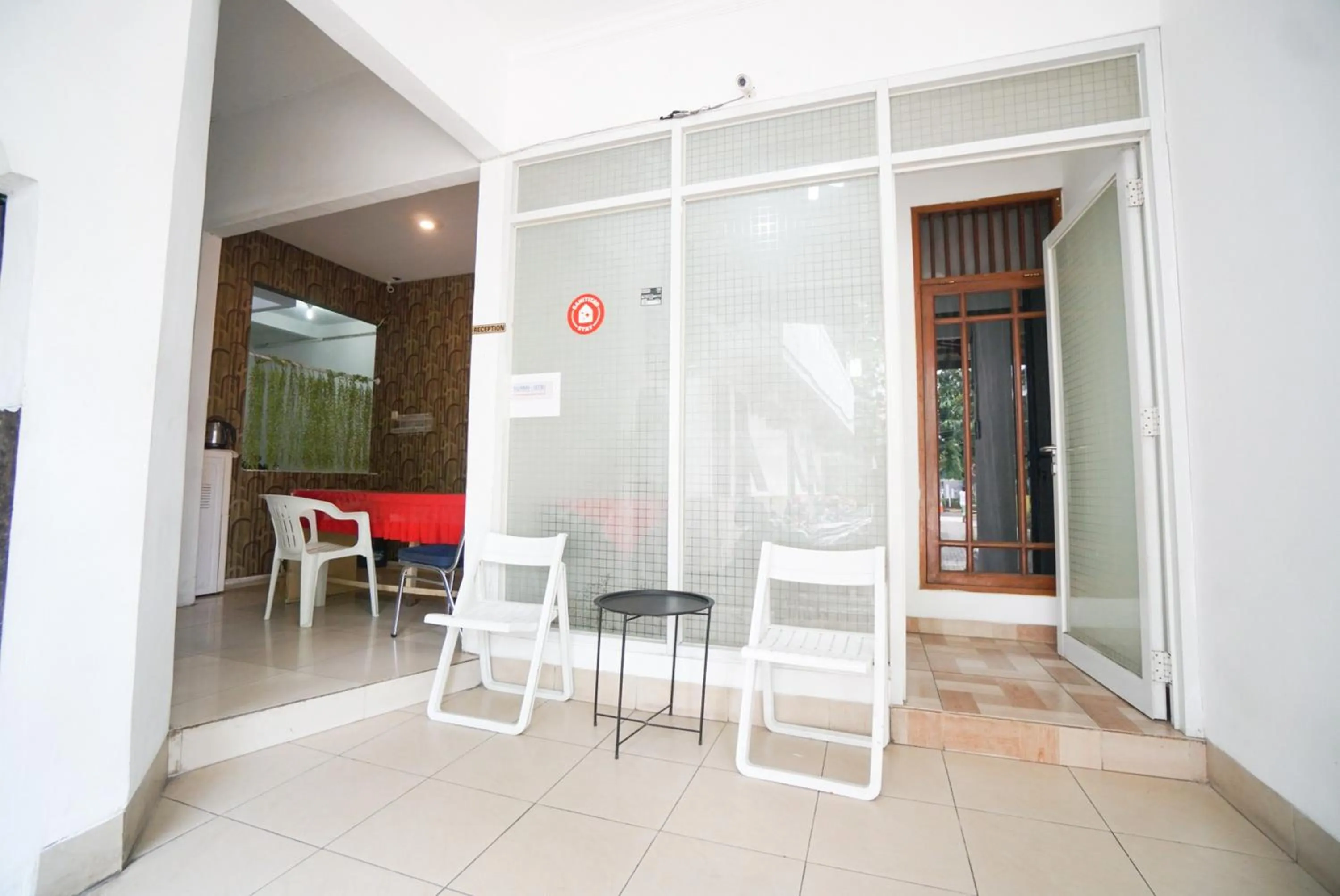 Facade/entrance in Griya Sawamah Syariah Mitra RedDoorz