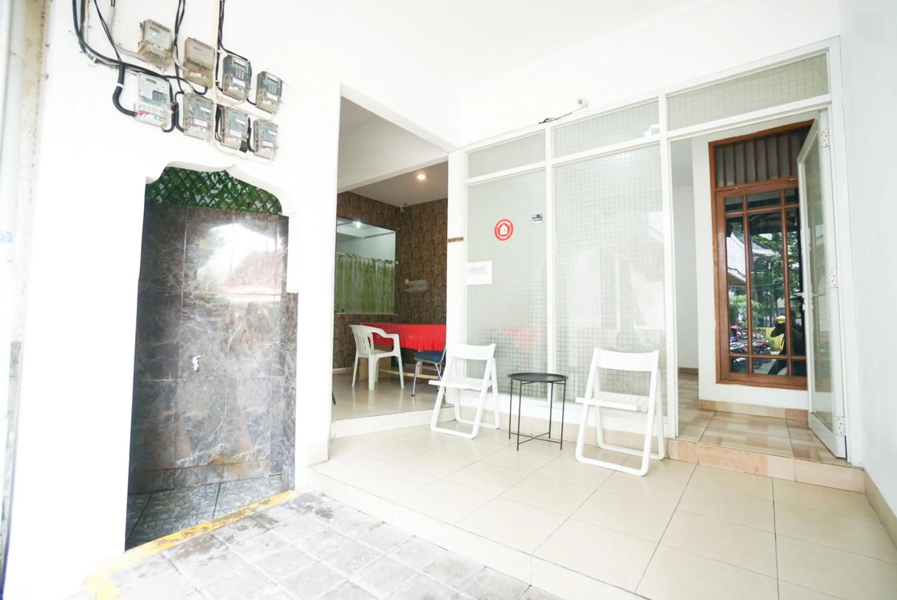 Facade/entrance in Griya Sawamah Syariah Mitra RedDoorz