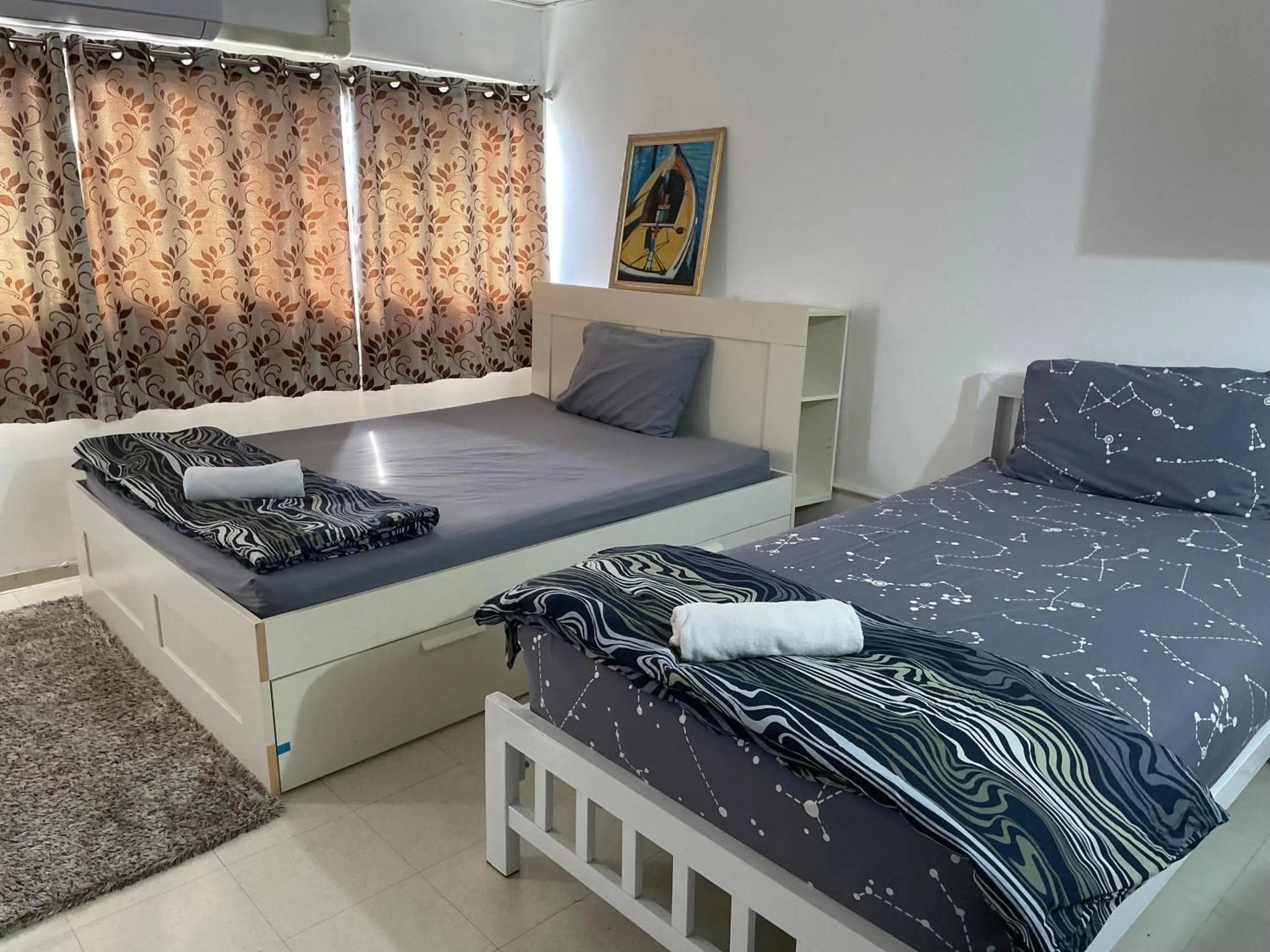 Seating area, Bed in Dailyroom C3,C4by Anna