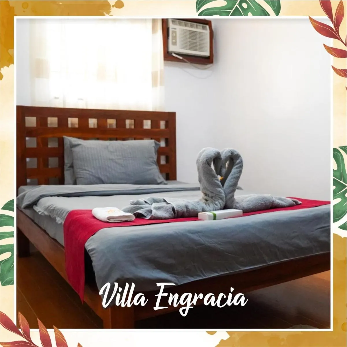 Bed in A&A Garden Suites