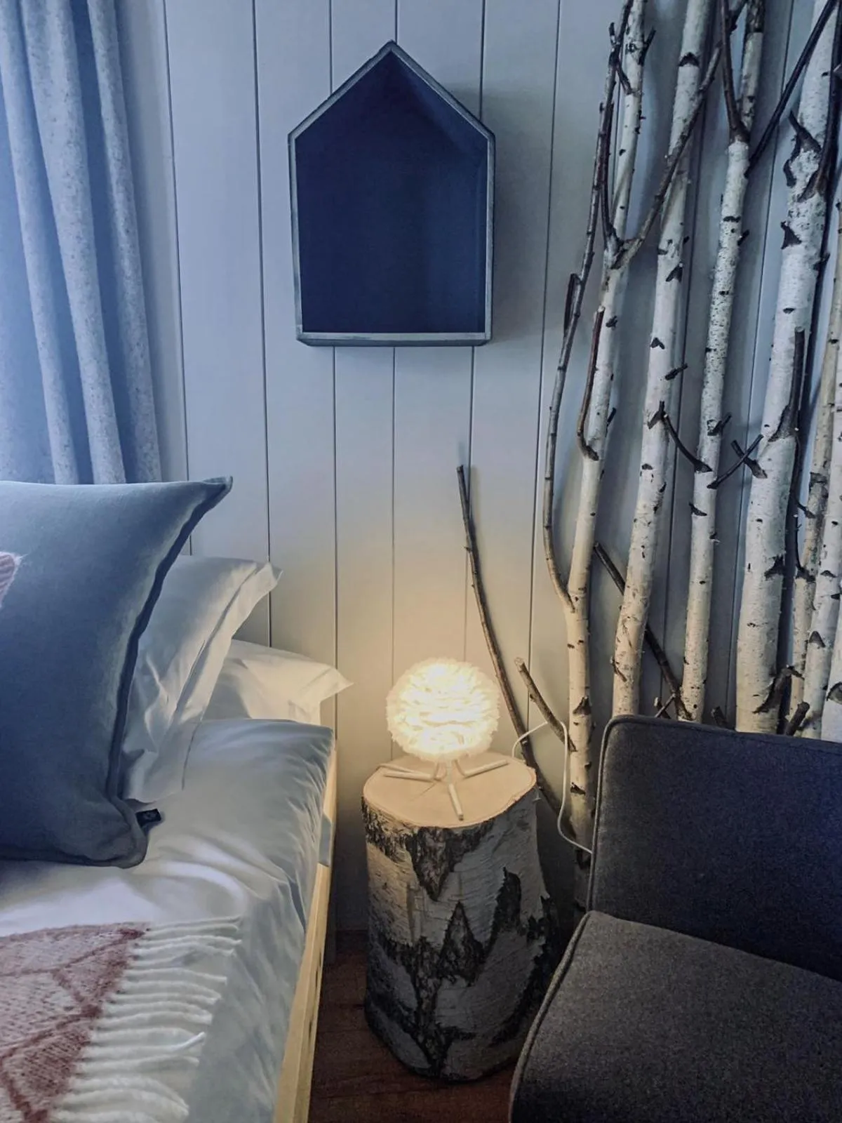 Bed in Hôtel Le Grand Chalet Favre