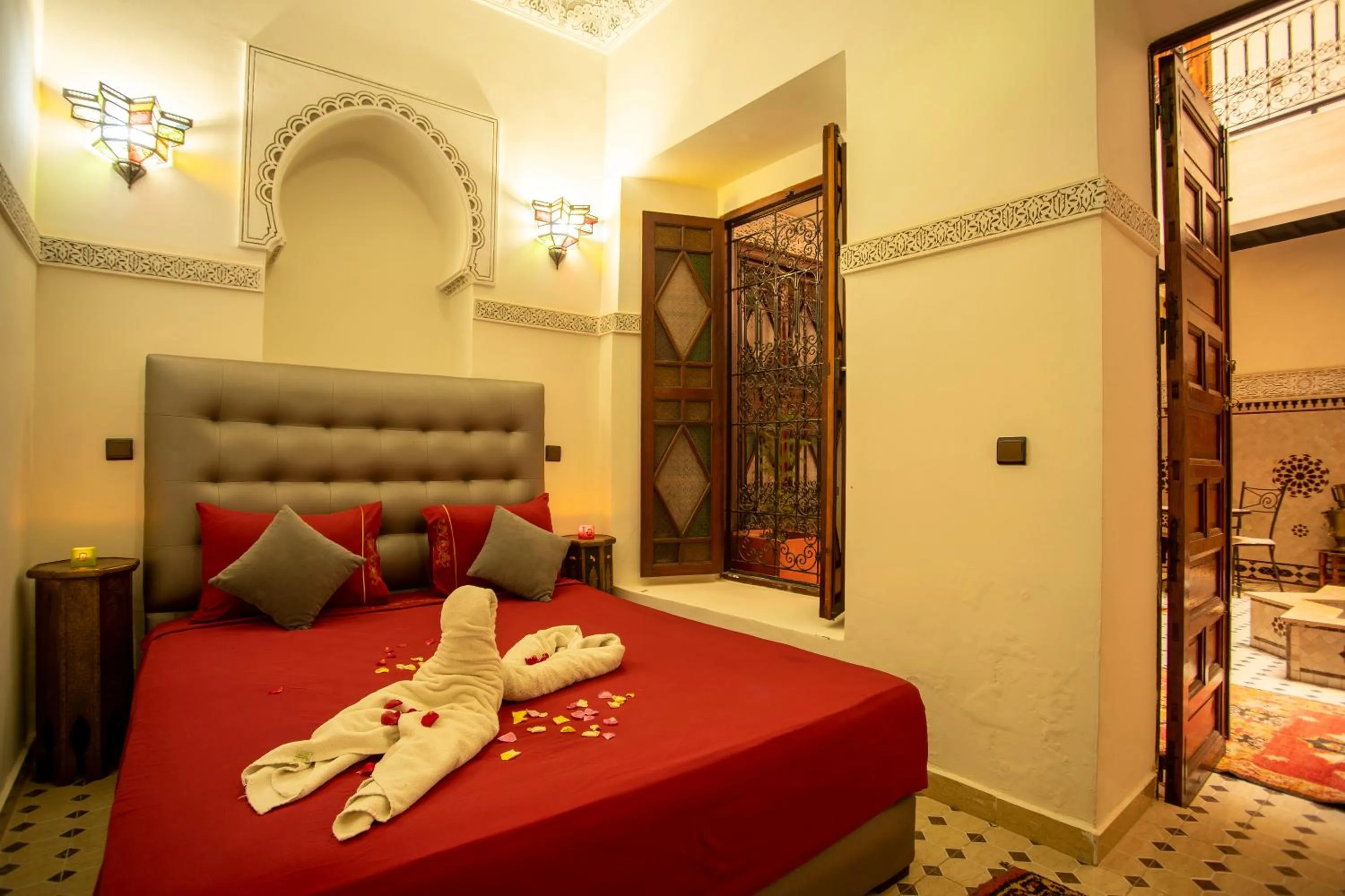 Bed in Riad Aymane