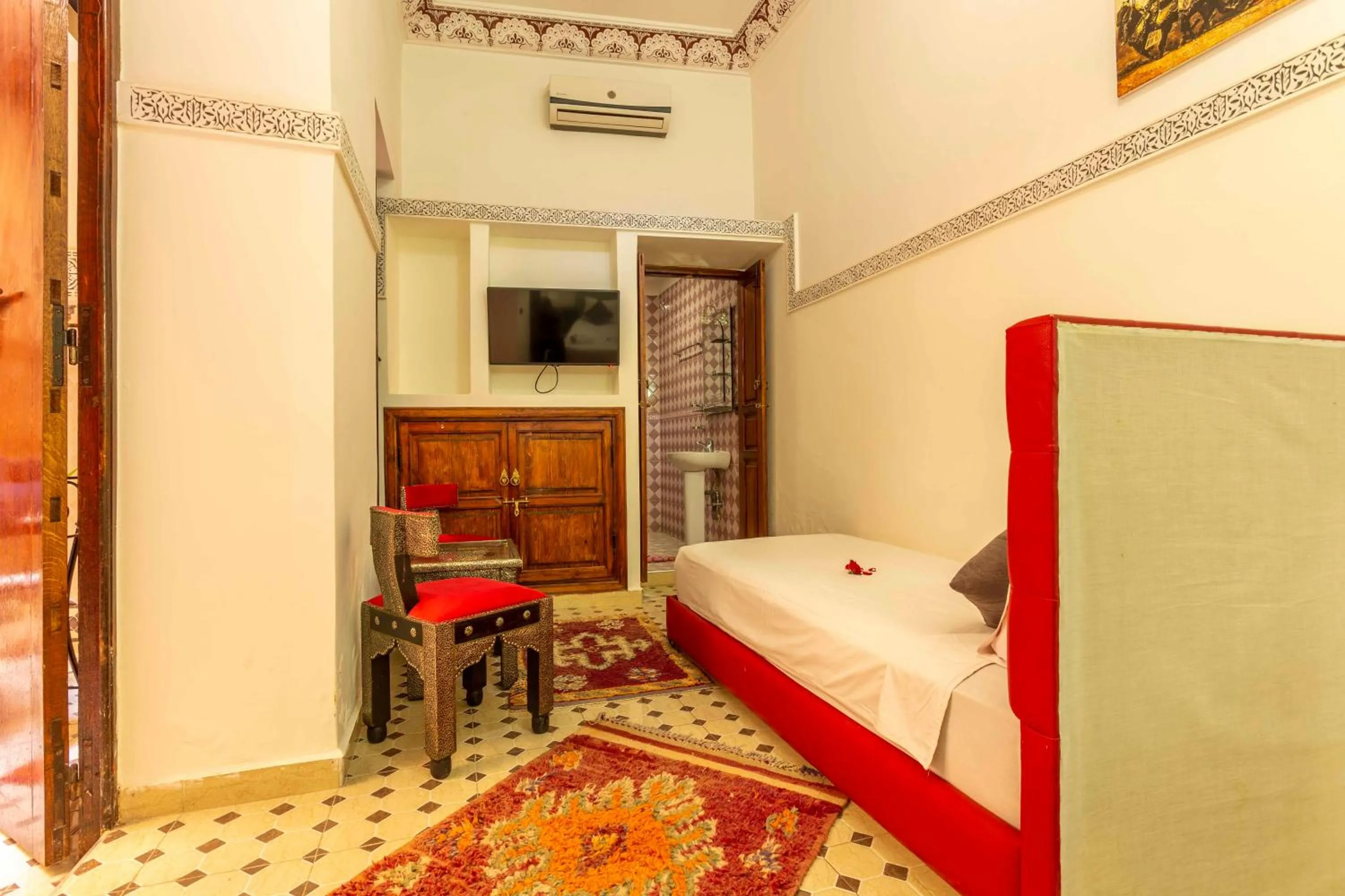 Bed in Riad Aymane