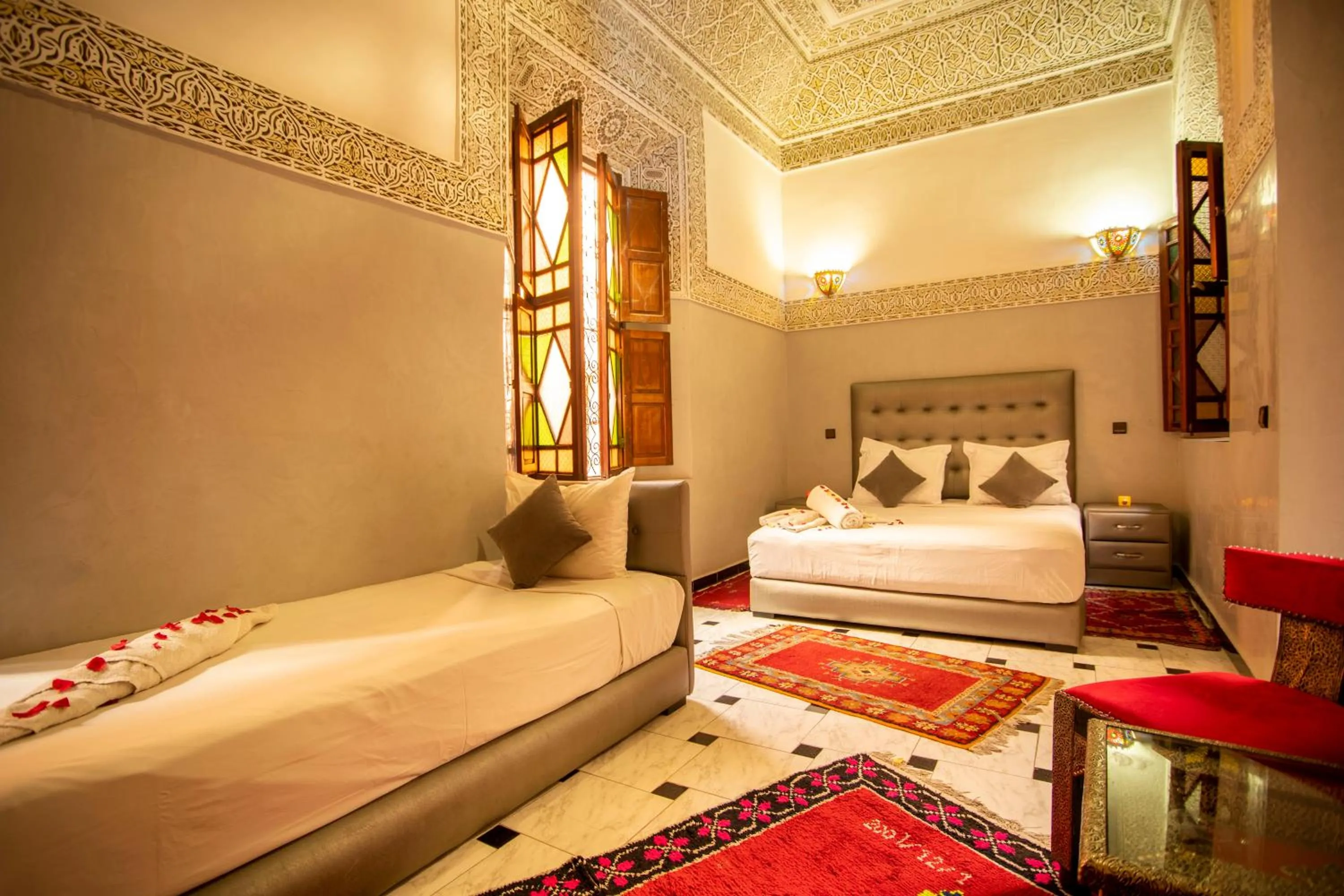 Bed in Riad Aymane