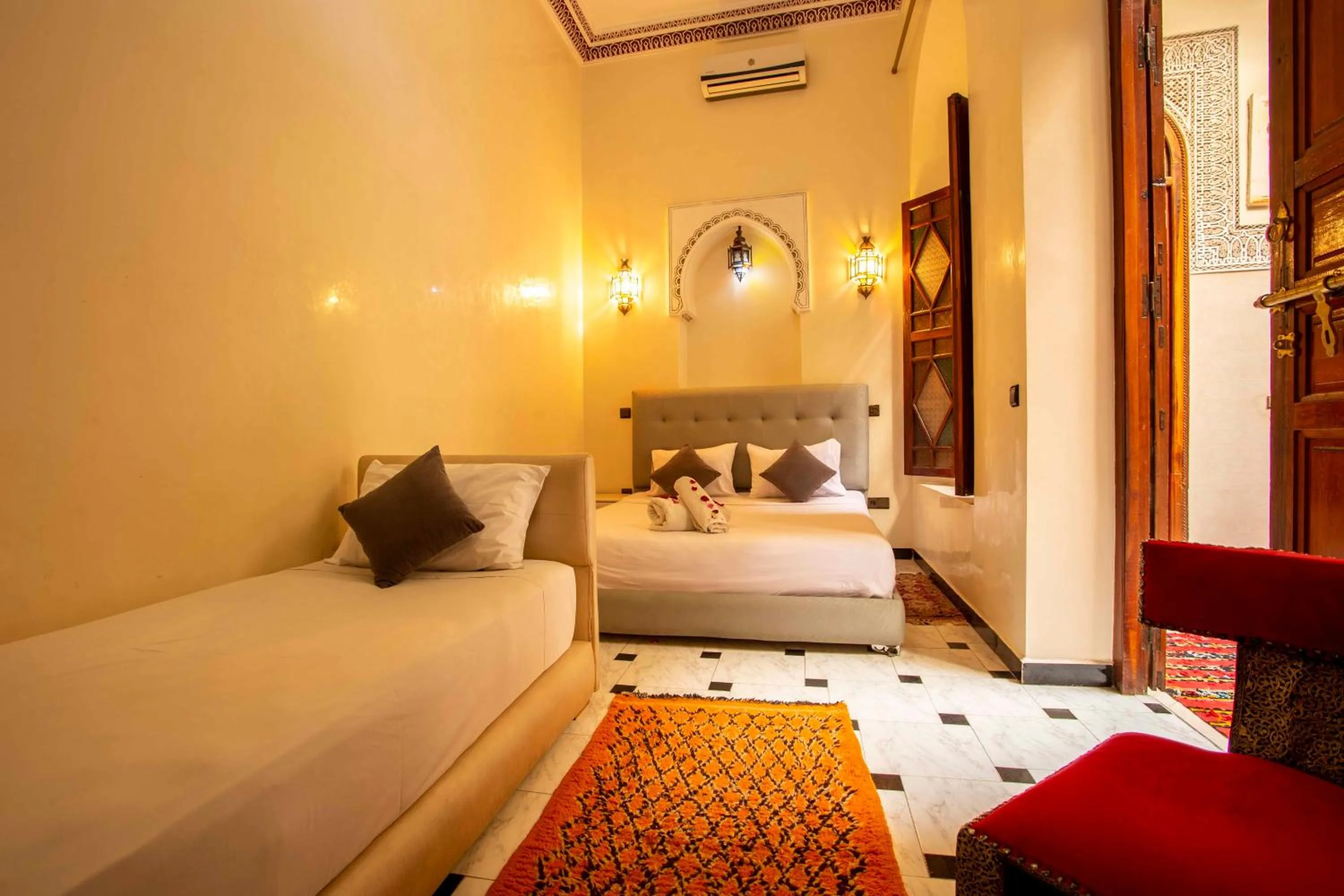 Bed in Riad Aymane