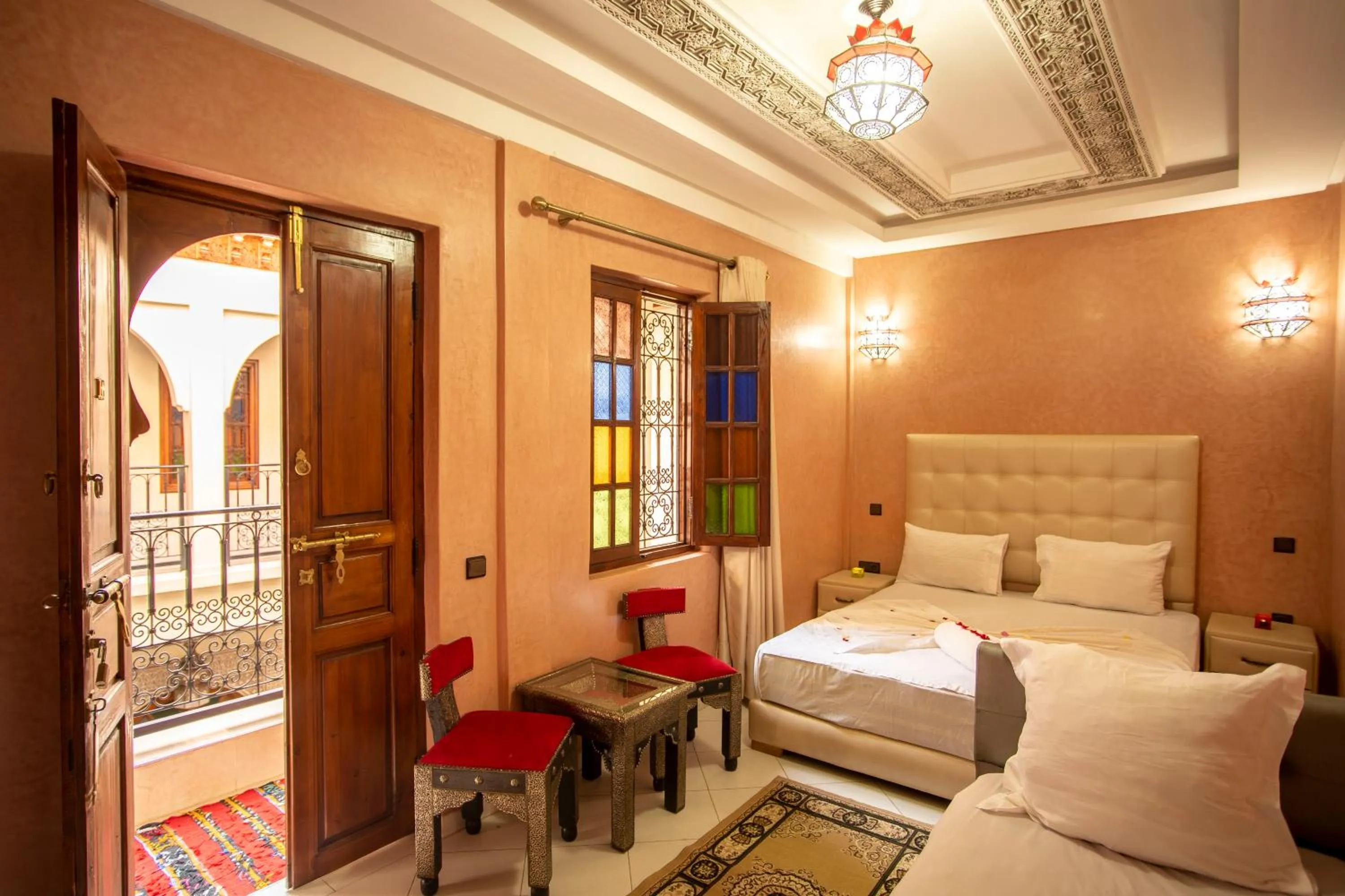 Bed in Riad Aymane
