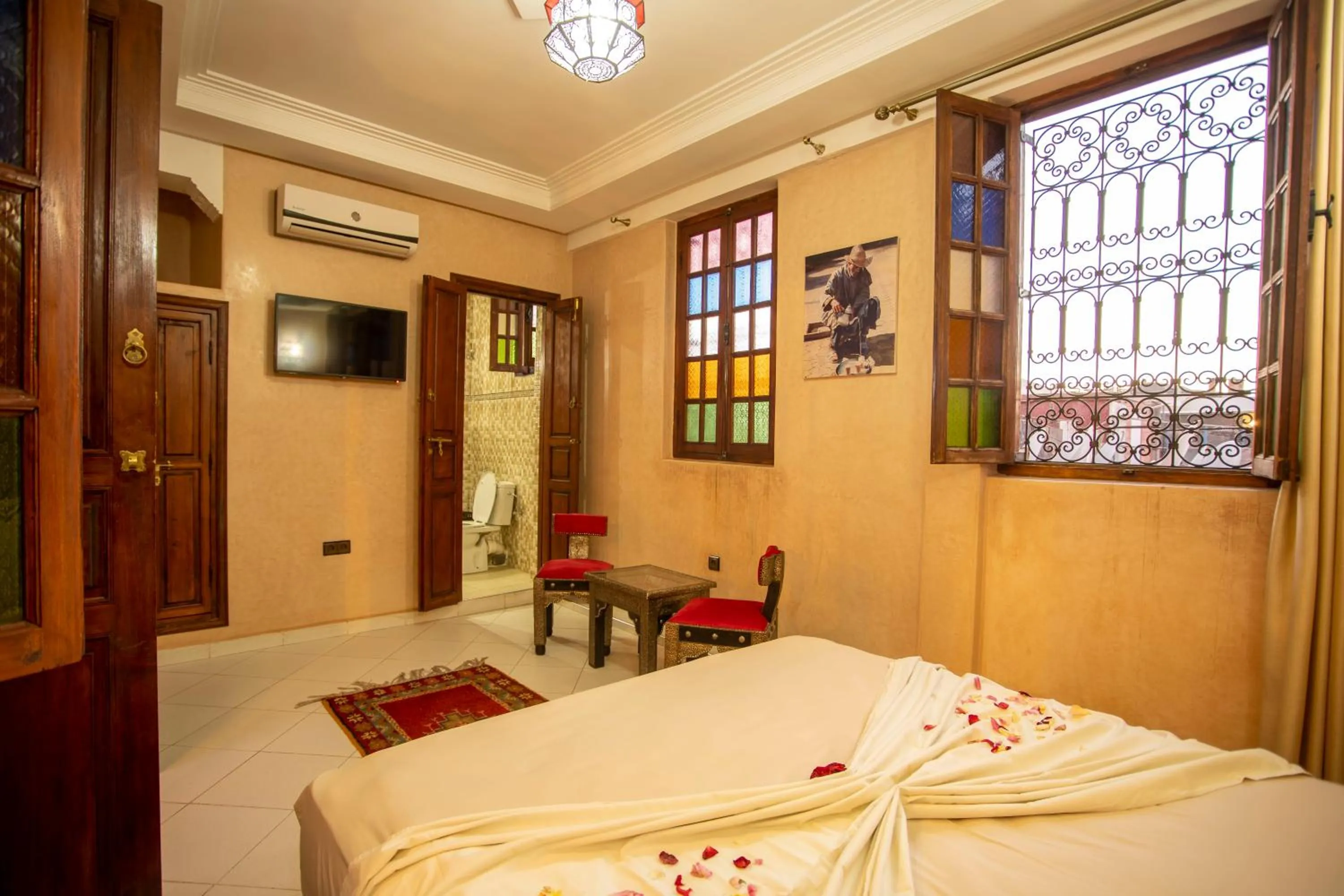 Bed in Riad Aymane