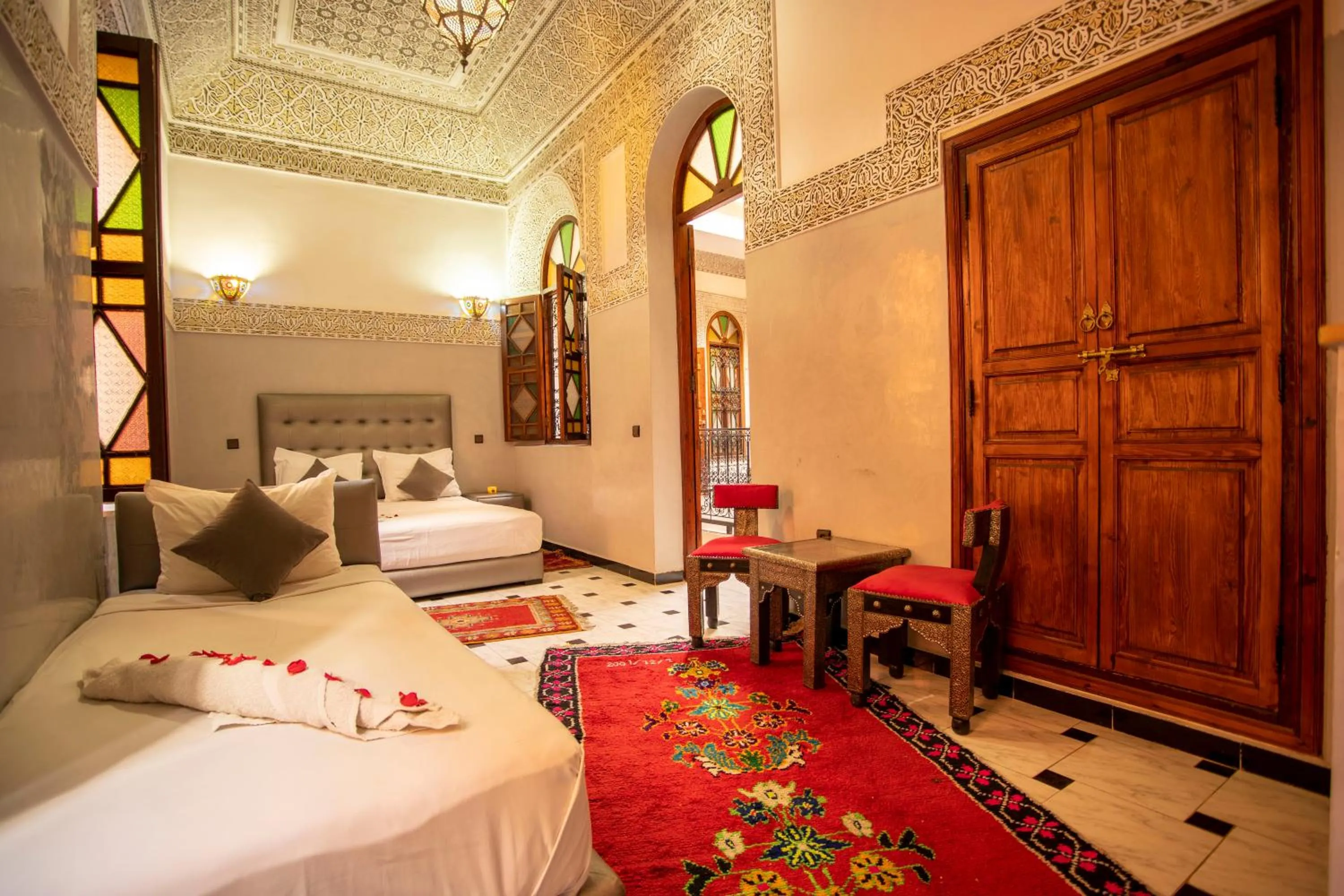 Bed in Riad Aymane