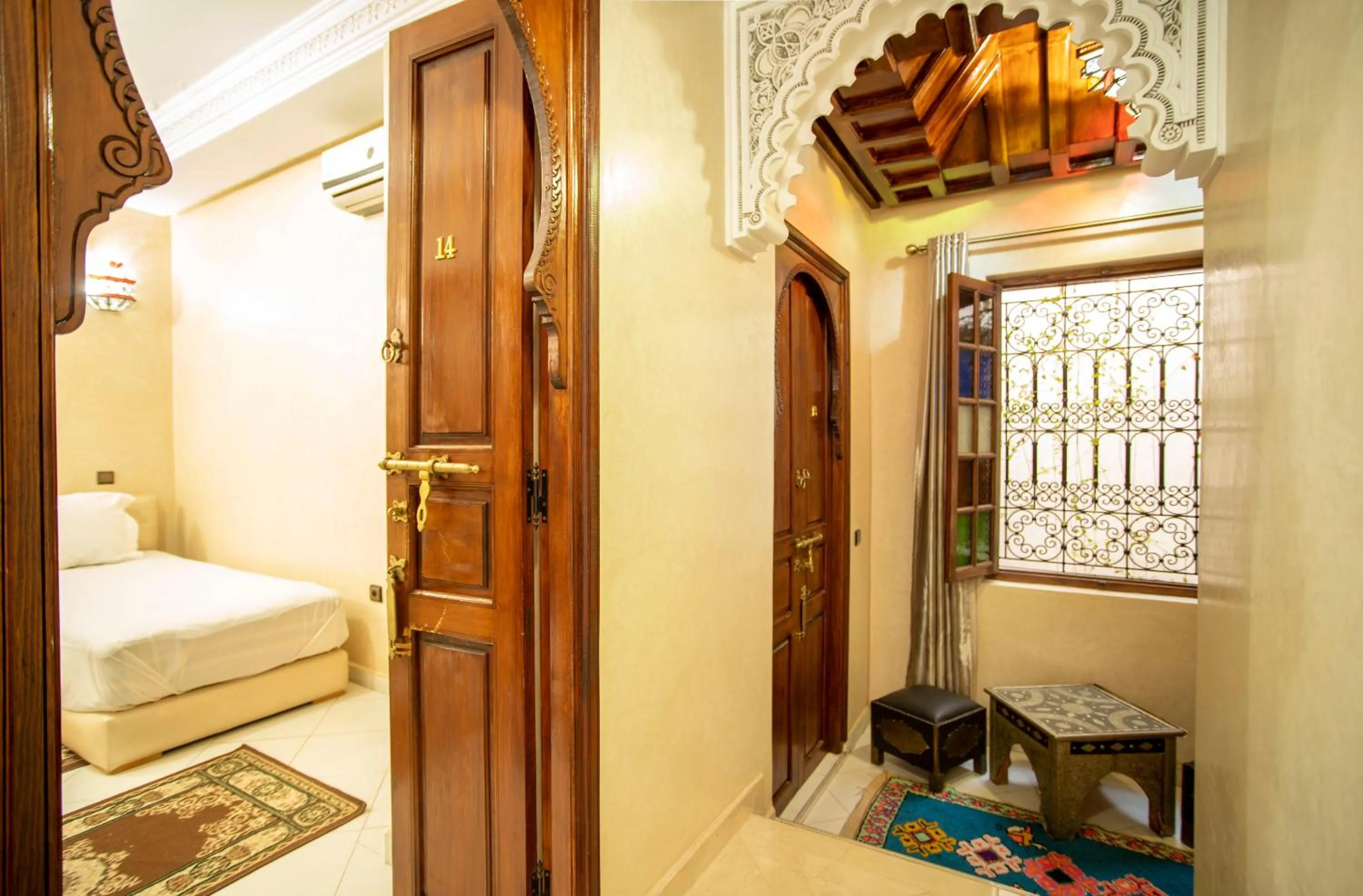 Bed in Riad Aymane