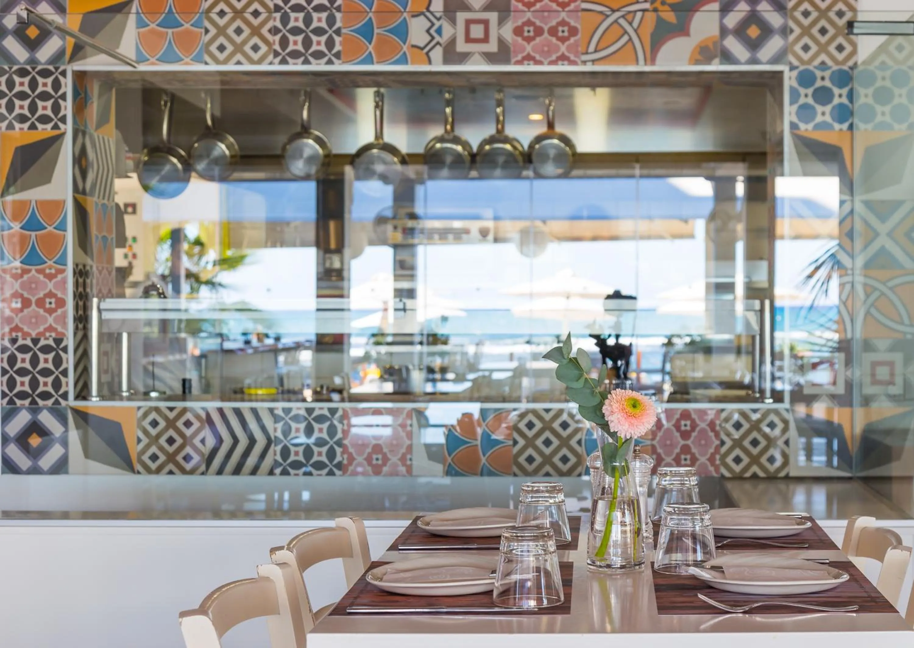 Dining area in Island Boutique Hotel