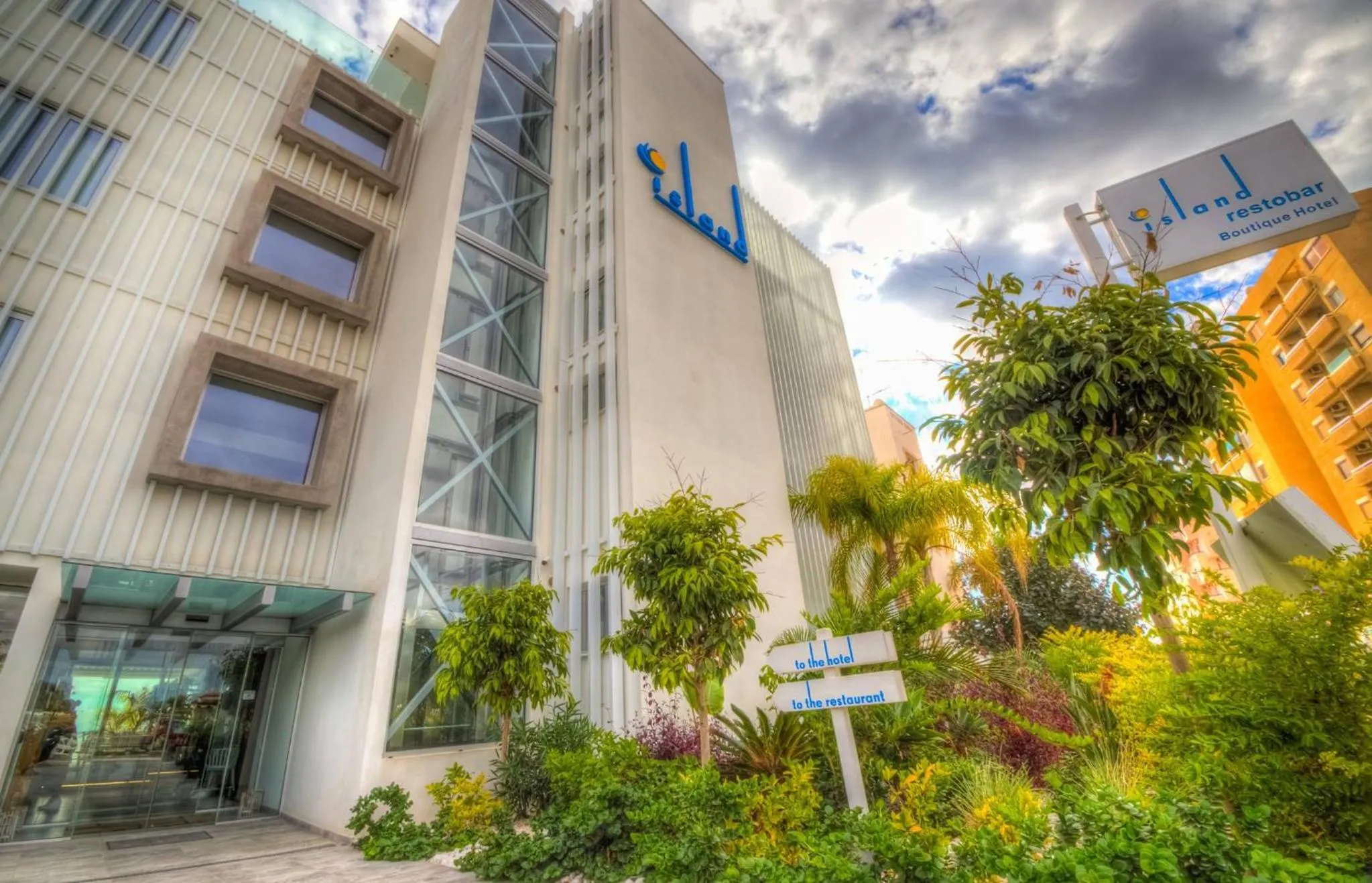 Property building in Island Boutique Hotel