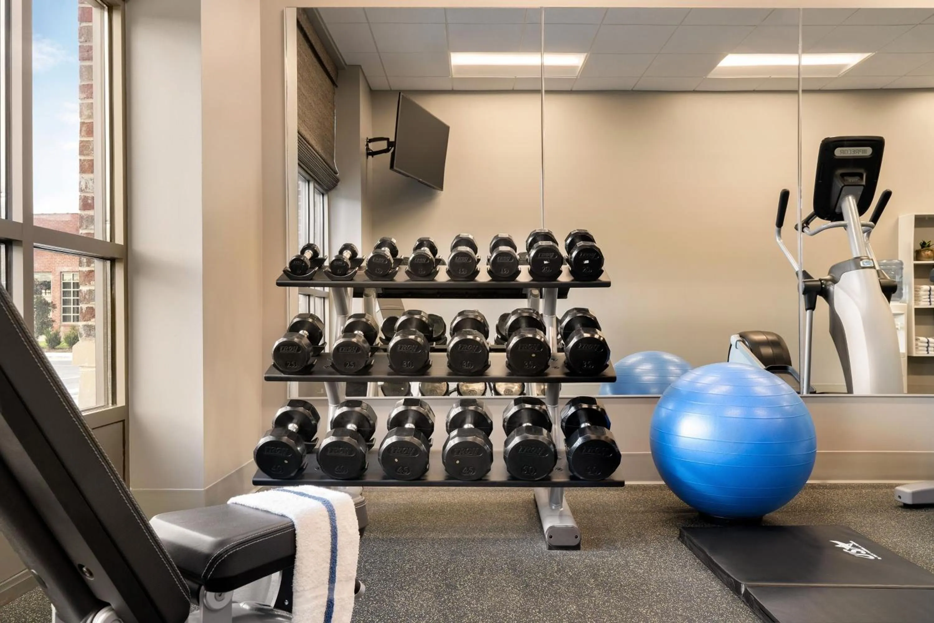 Fitness centre/facilities in Cotton House, Cleveland, a Tribute Portfolio Hotel