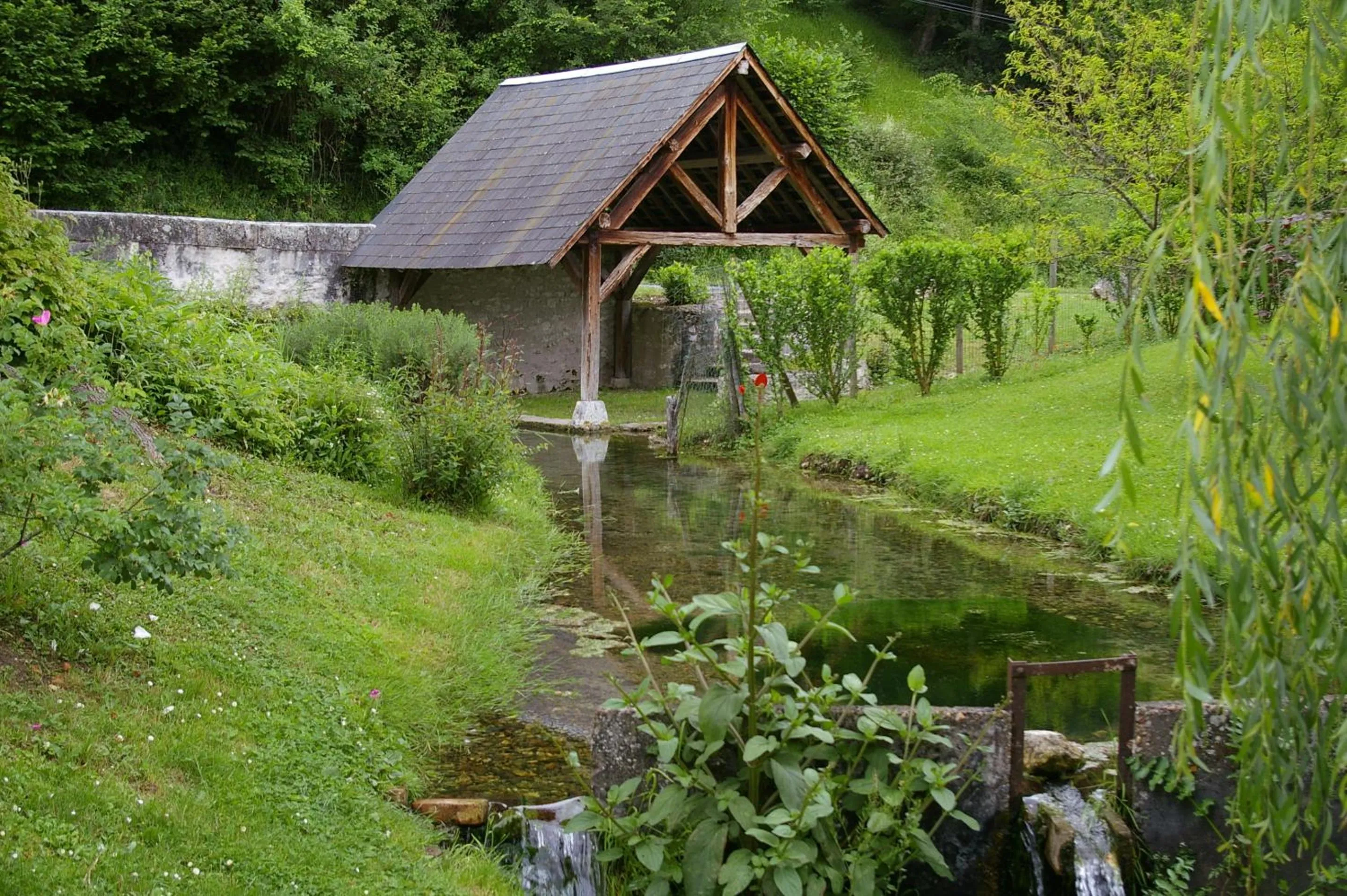 Garden in La Source de Bury