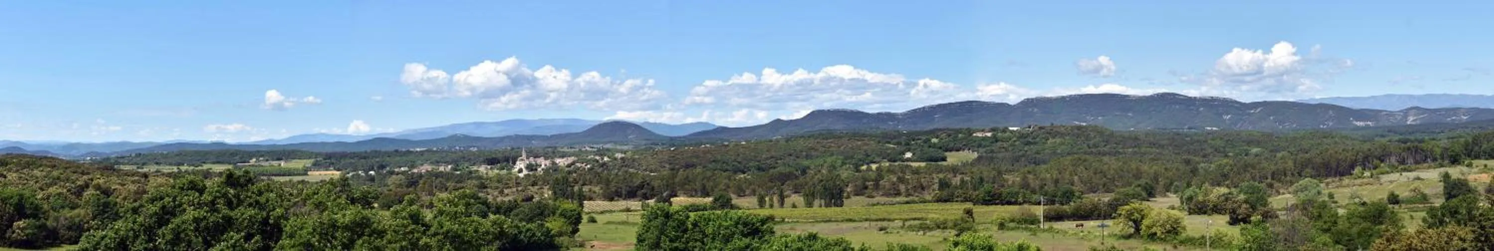 Natural landscape in B&B Champdelaplume