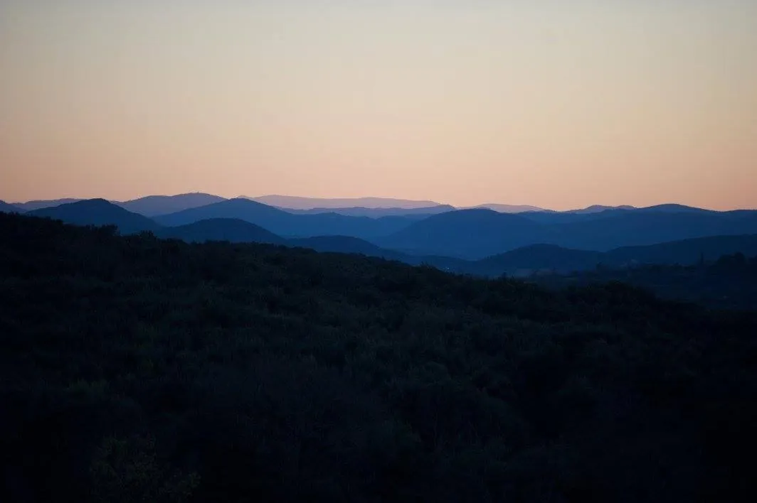 Natural landscape in B&B Champdelaplume