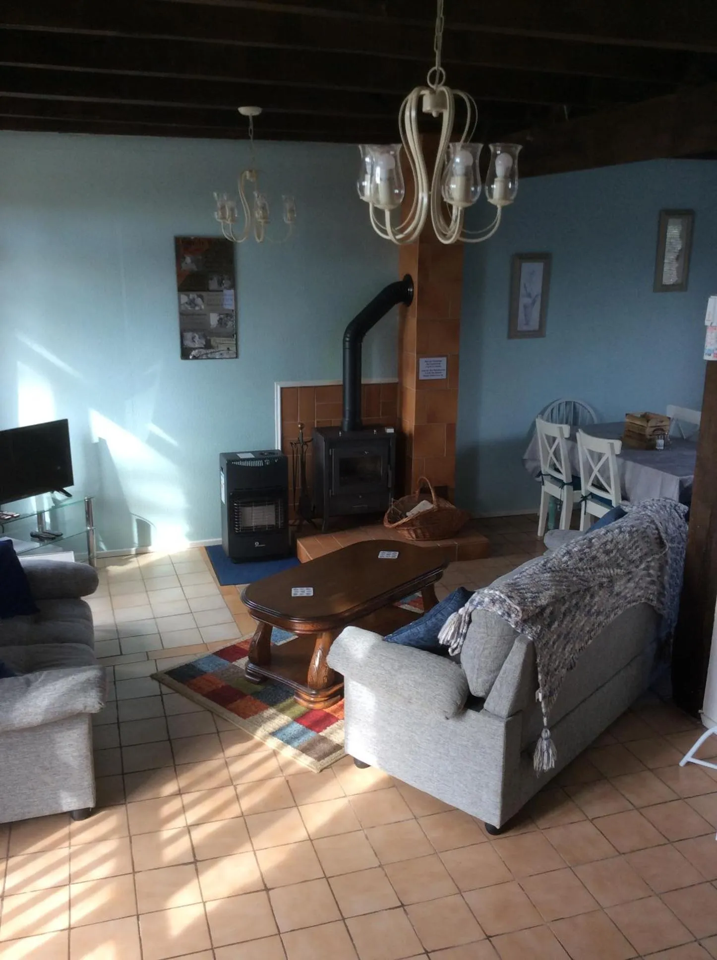 Living room in Le Boterff Gites et Camping