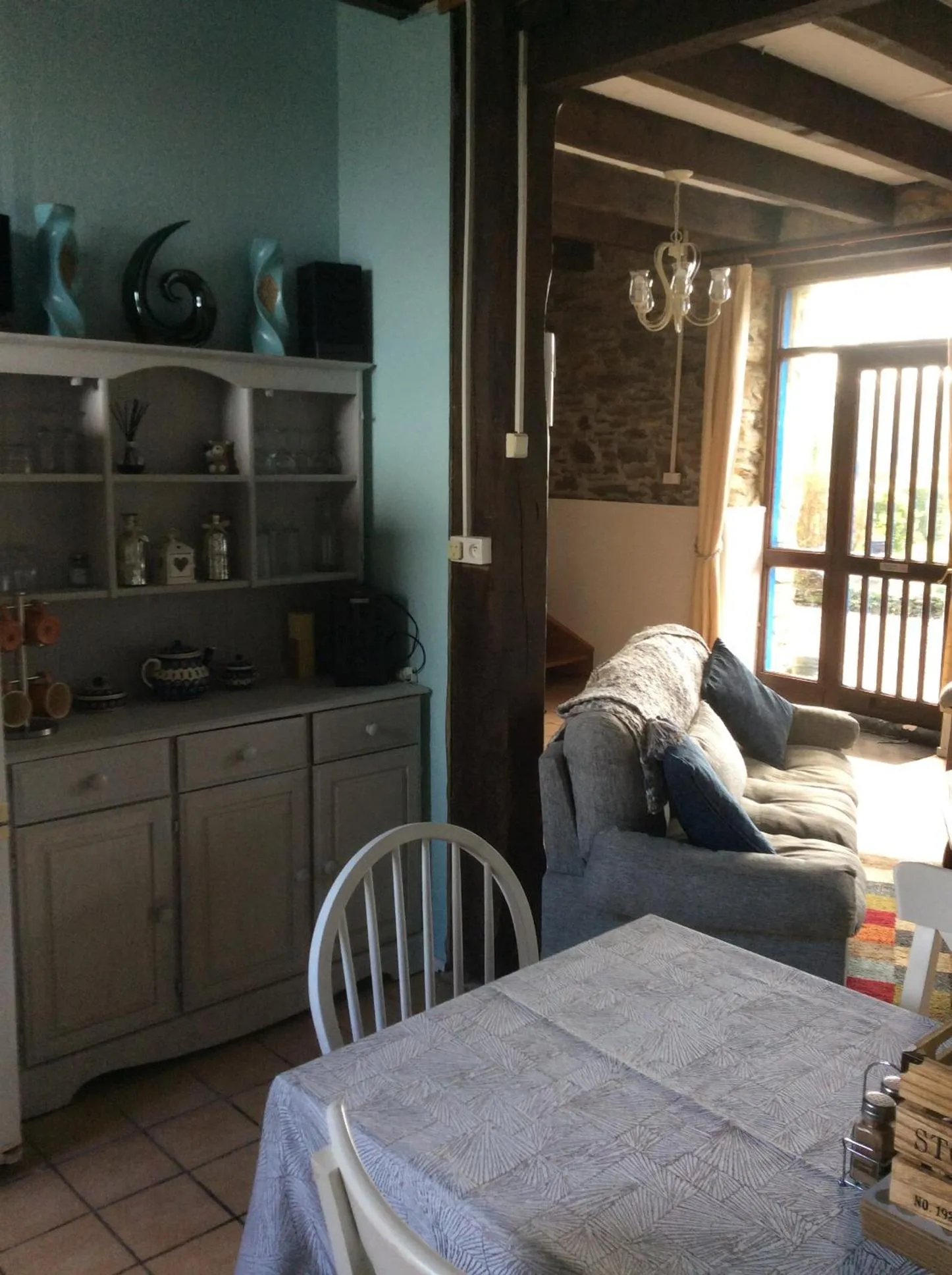 Dining area in Le Boterff Gites et Camping