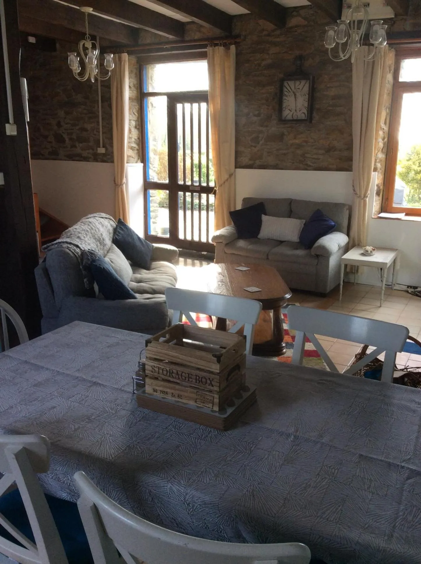 Living room in Le Boterff Gites et Camping