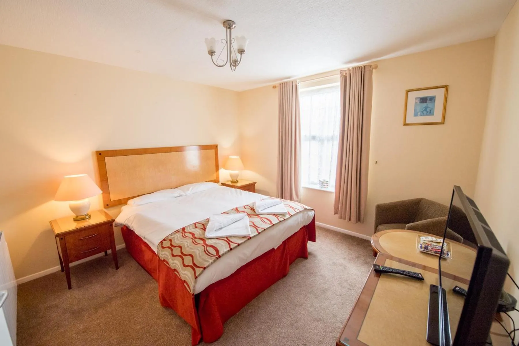 Bed in The Black Horse Inn