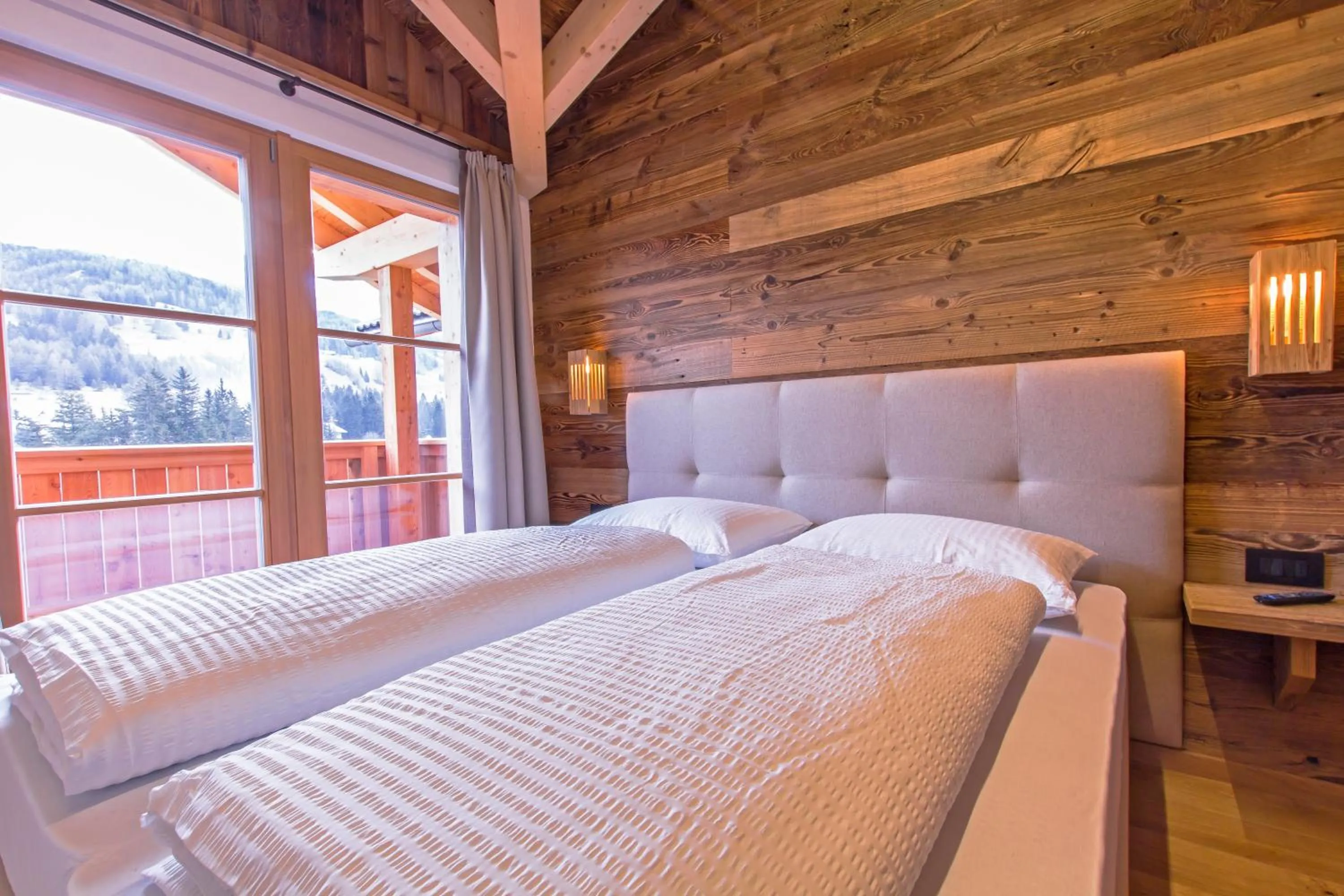 View (from property/room), Bed in Appartamenti Residence Pars